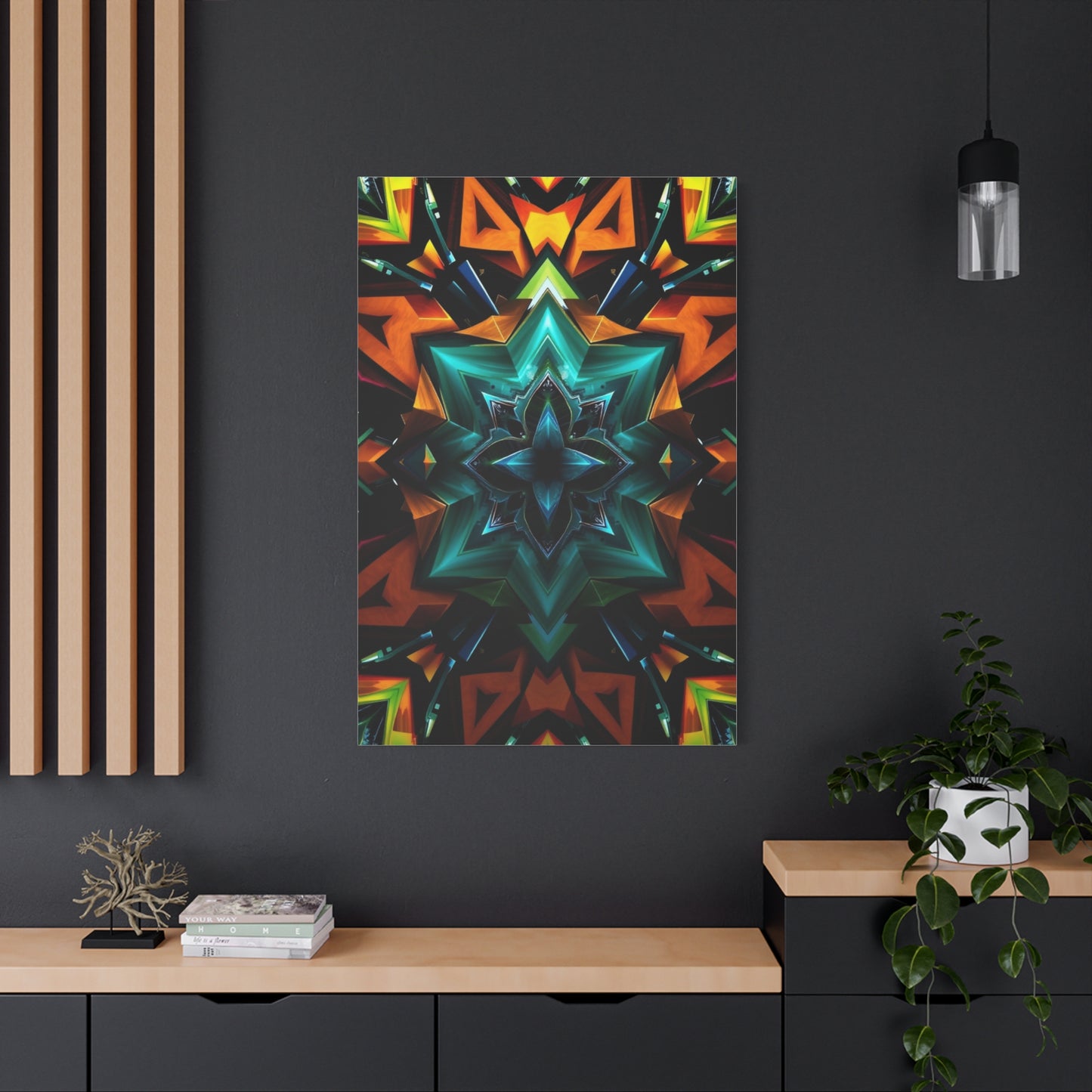 Abstract Geometric Splendor Wall Art & Canvas Print
