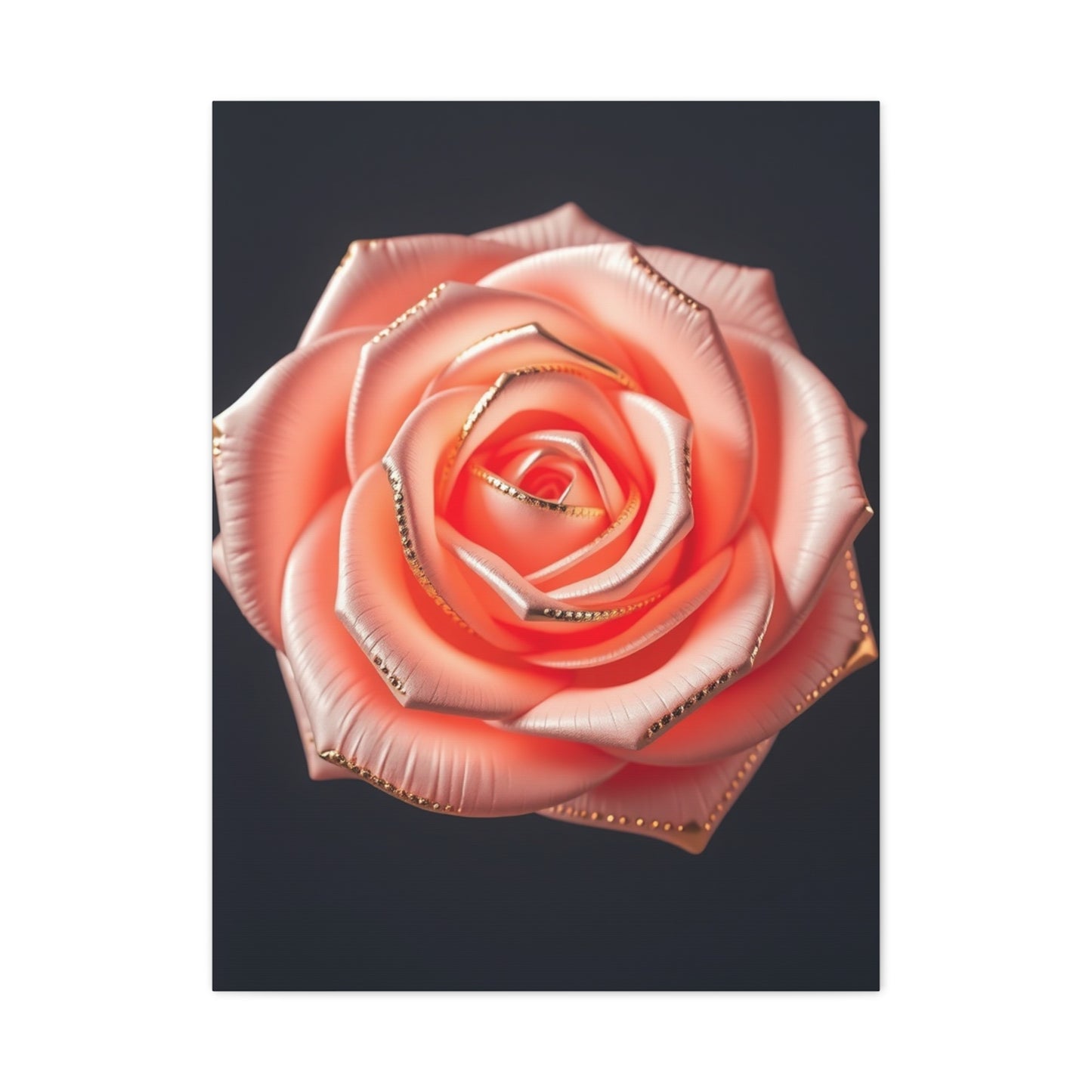Opulent Rosé Hue Canvas