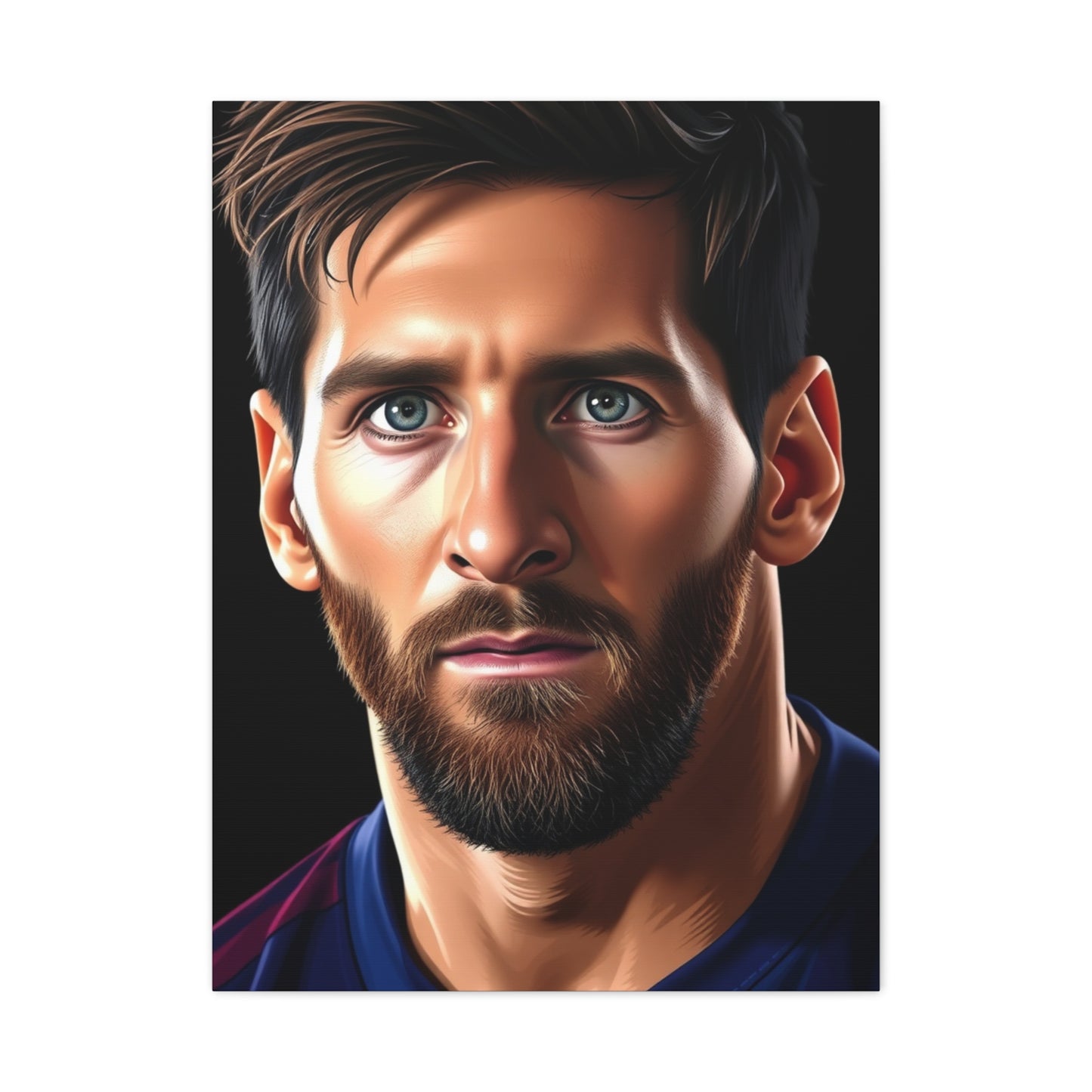 Illustrative Messi: Canvas Masterpiece Wall Art & Canvas Print
