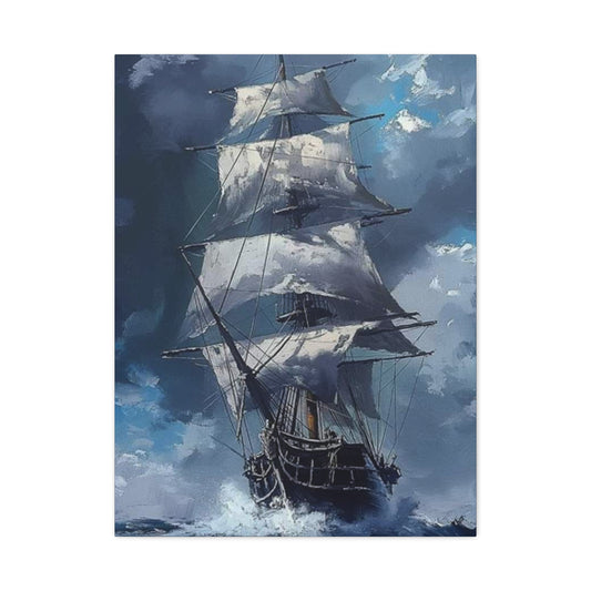 Large Ship In Sea Wall Art & Canvas Prints