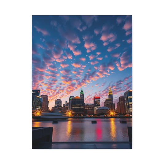 Michigan Sky Media Art Refined Canvas Wall Art & Canvas Print