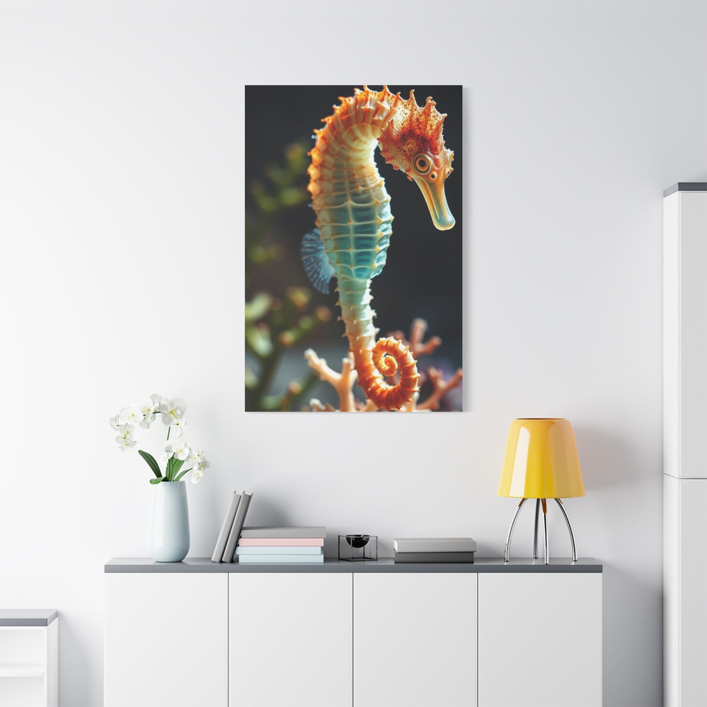 Vision Seahorse Art Art Wall Art & Canvas Print