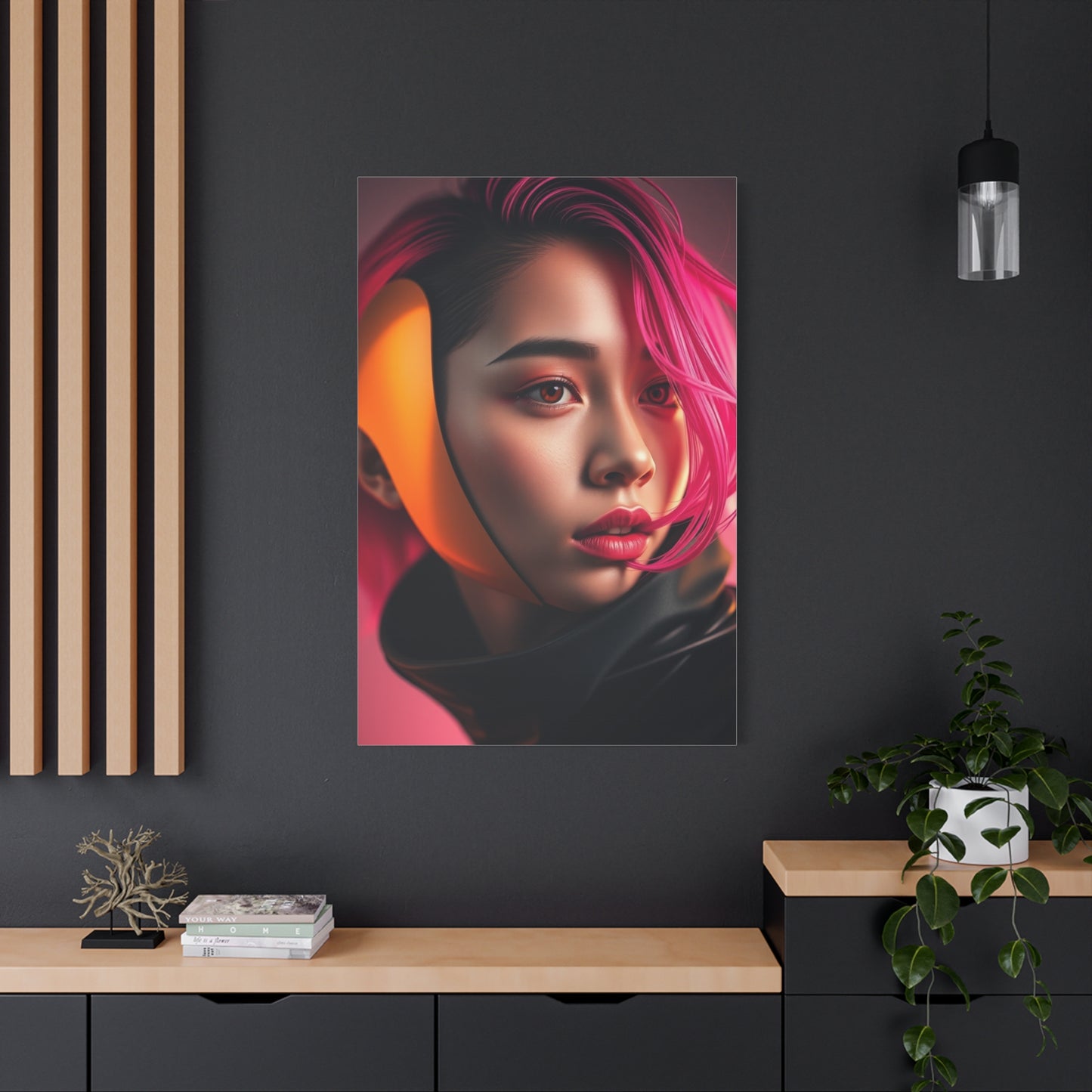 Elite Gold & Pink Art Vision Wall Art & Canvas Print