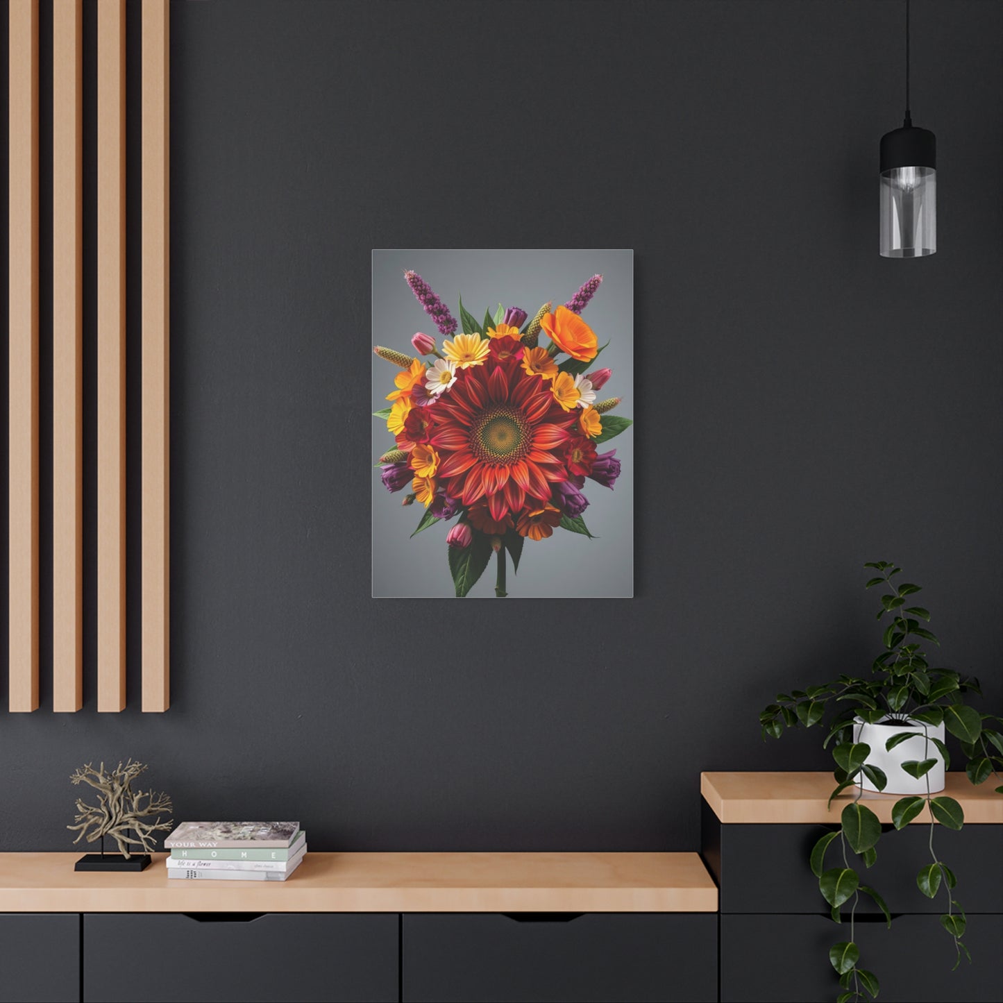 Luxe Flora Effigy Wall Art & Canvas Print