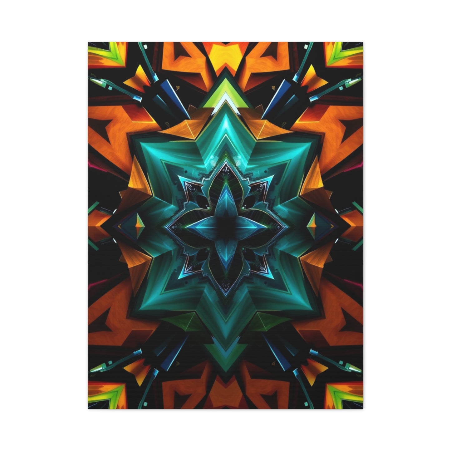 Abstract Geometric Splendor Wall Art & Canvas Print