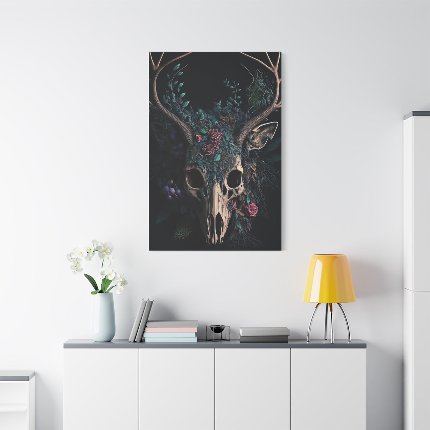 Reindeer Skull Poster Wall Art & Canvas Prints