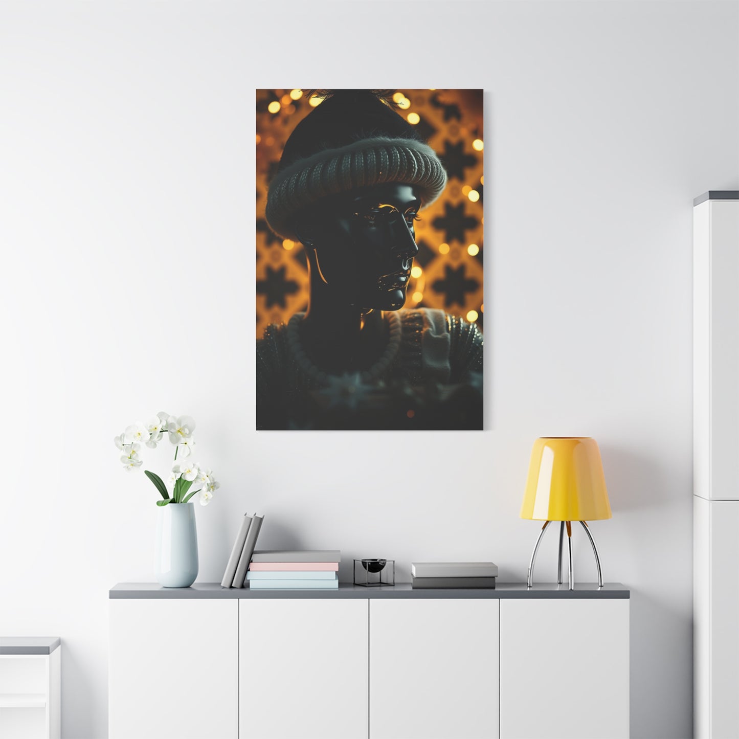 Black Christmas Art Luxury Canvas Wall Art & Canvas Print