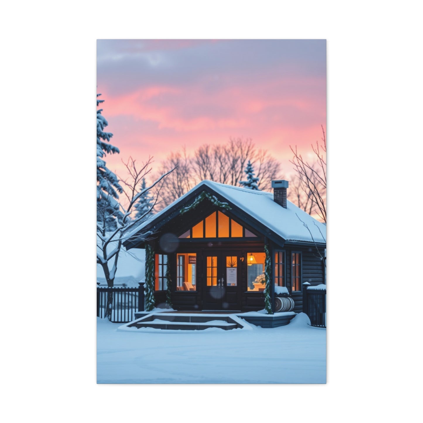 Hushed Winter Landscape Wall Art & Canvas Print