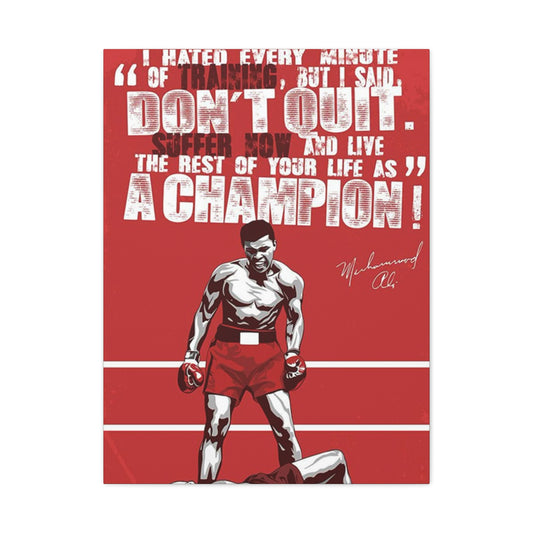 Mahummad Ali Poster Wall Art & Canvas Prints