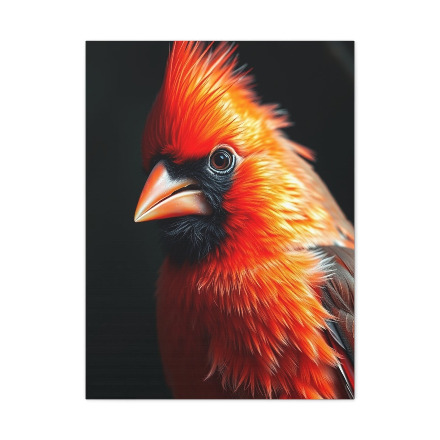 Crimson Majesty Canvas