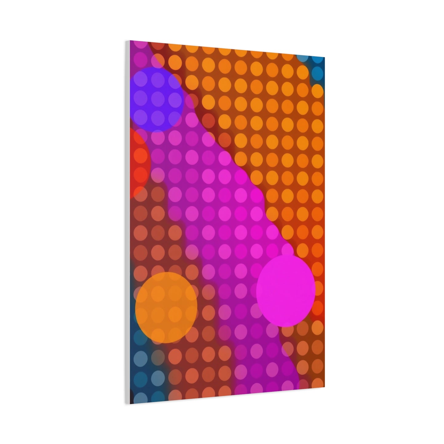 Vision Polka Dot Pattern Art Art Wall Art & Canvas Print