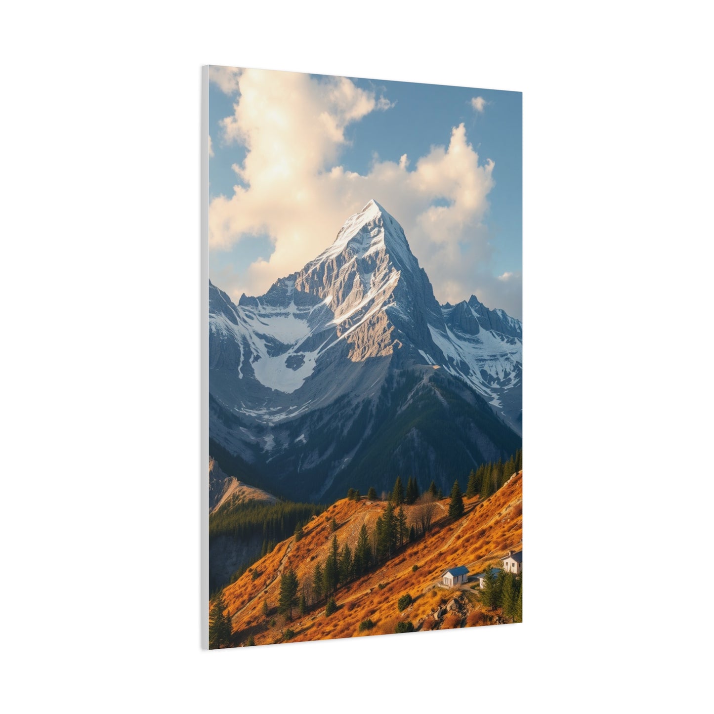 Luminous Mountain Reflections Wall Art & Canvas Print