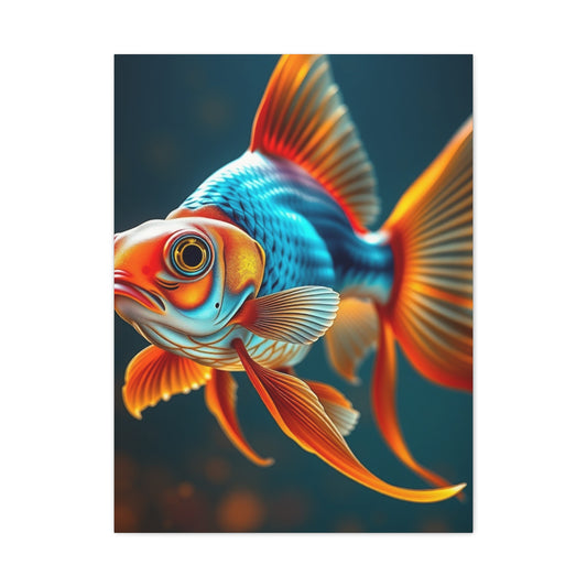Goldfish Art Luxury Canvas Wall Art & Canvas Print