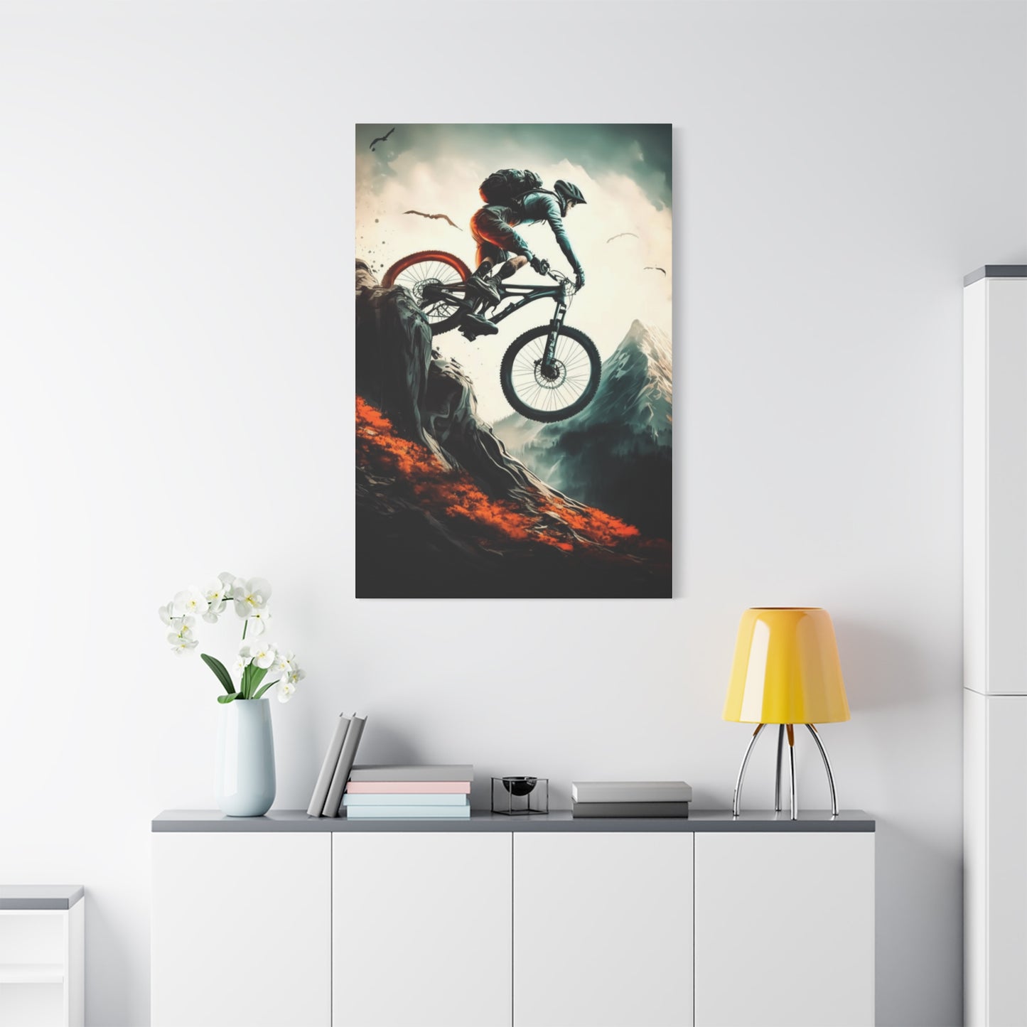 Dangerous Bicycle Ride Wall Art & Canvas Prints