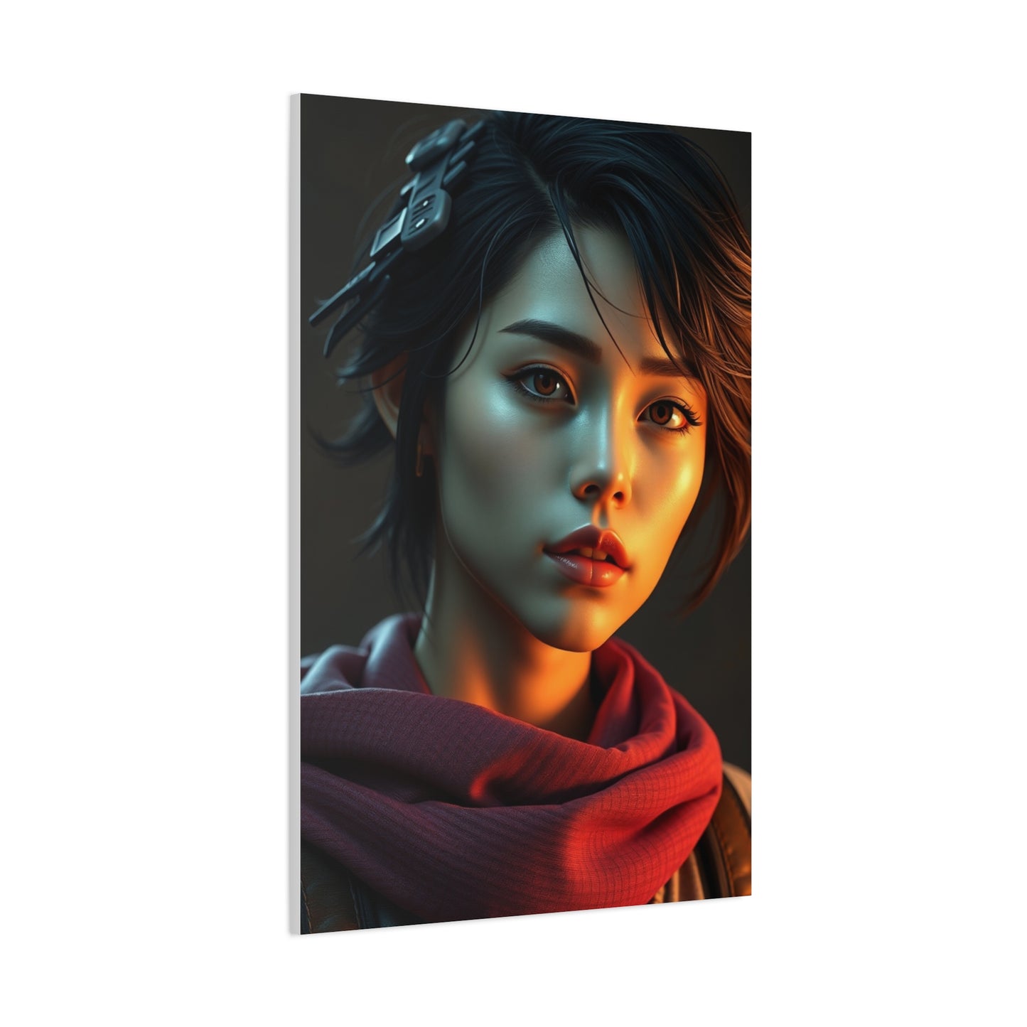 Serene Pixel Serenade Wall Art & Canvas Print