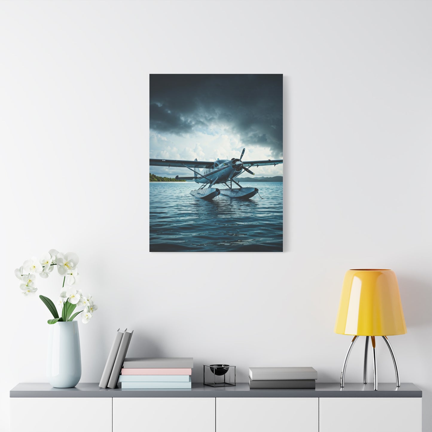 Seaplane Landing on Calm Waters Wall Art & Canvas Prints
