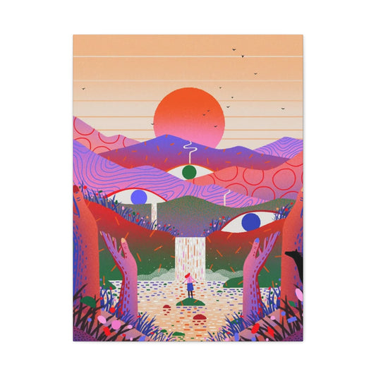 Three Eyes Colorful Wall Art & Canvas Prints