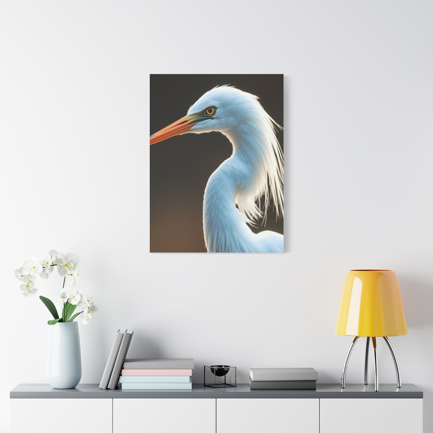 Elite Egret Art Vision Wall Art & Canvas Print
