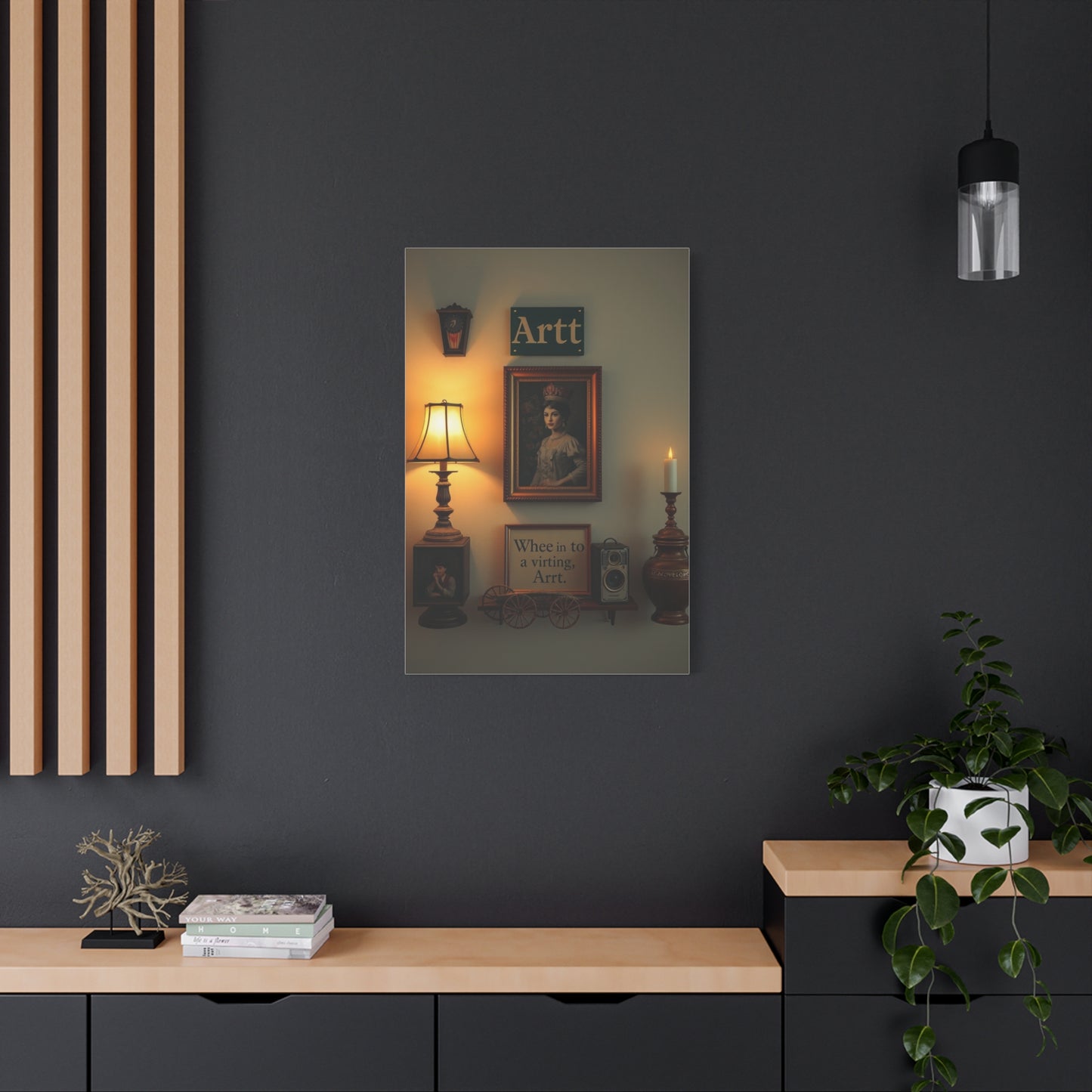 Nostalgic Harmony Canvas Wall Art & Canvas Print