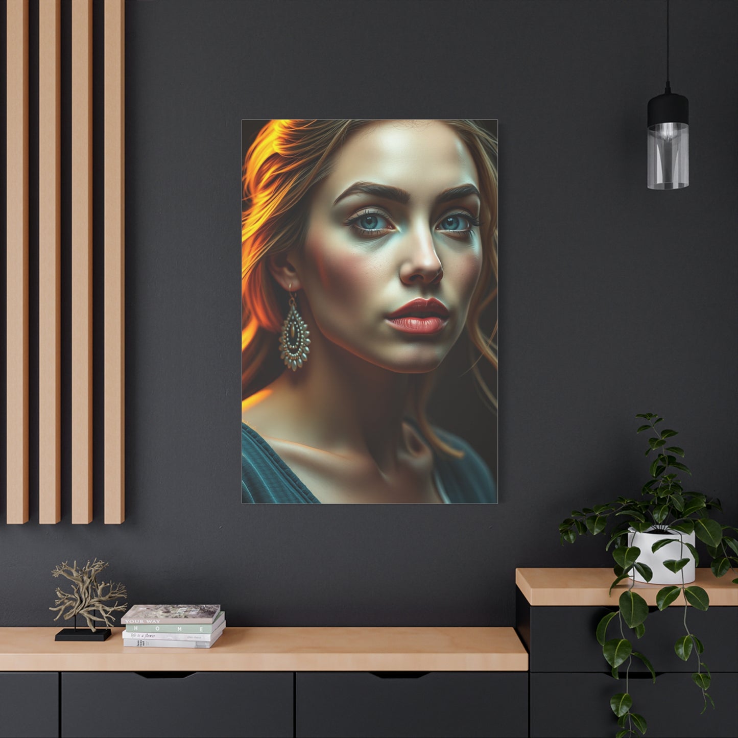 Celestial Muse Portrait Wall Art & Canvas Print