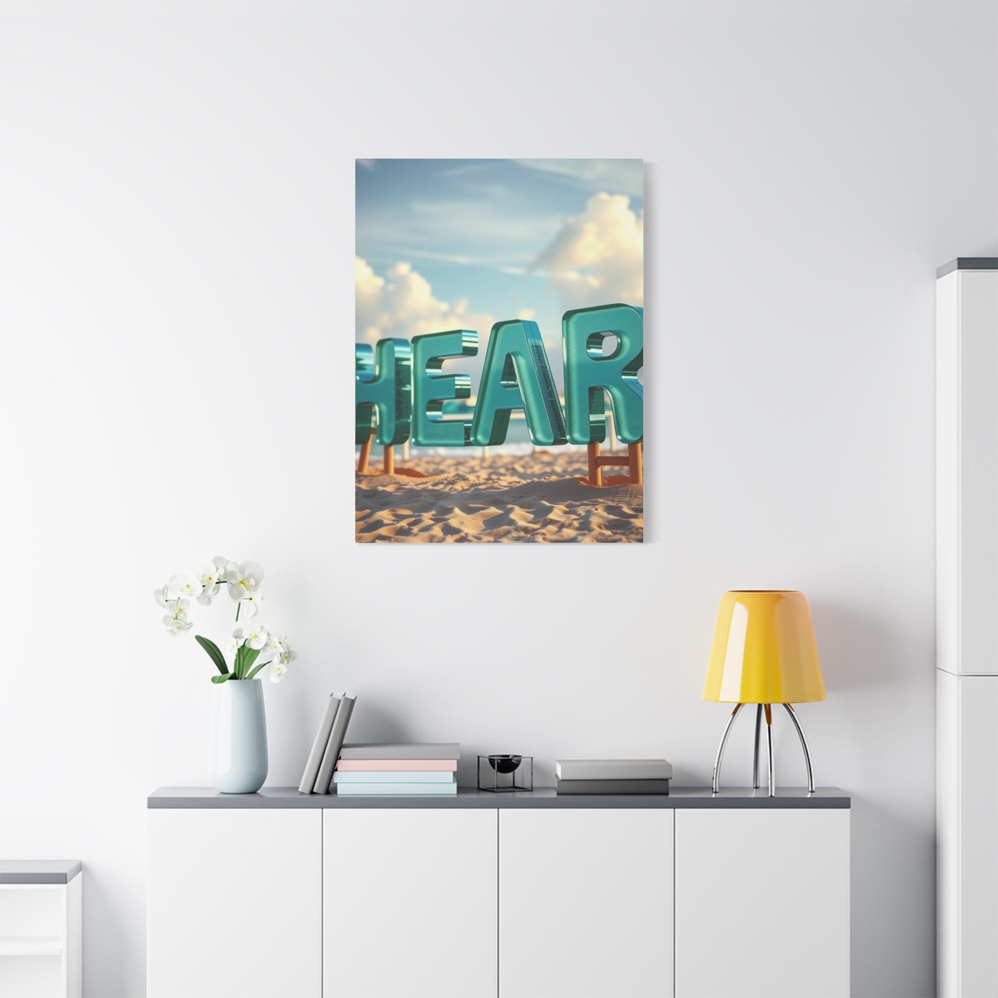 Sublime Beachfront Tableau Wall Art & Canvas Print