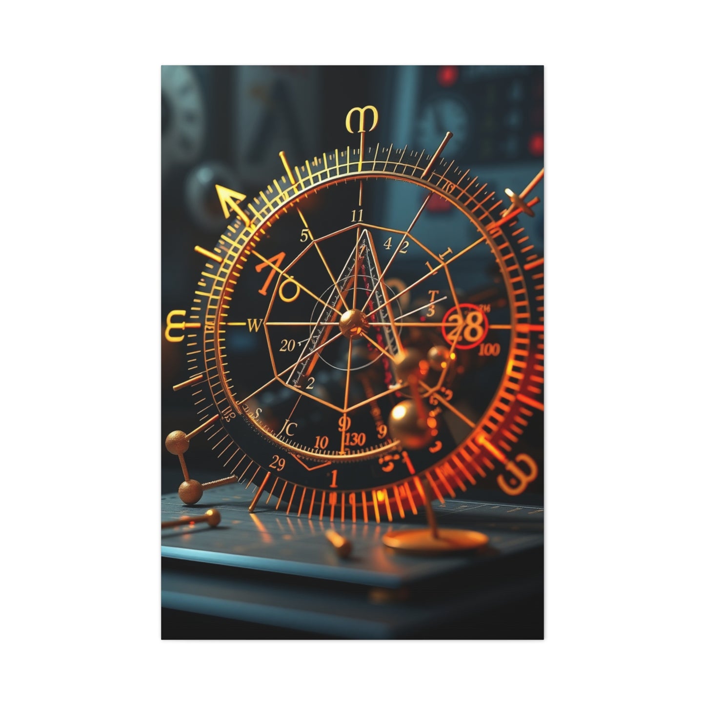 Masterpiece Mathematics Art Vision Wall Art & Canvas Print