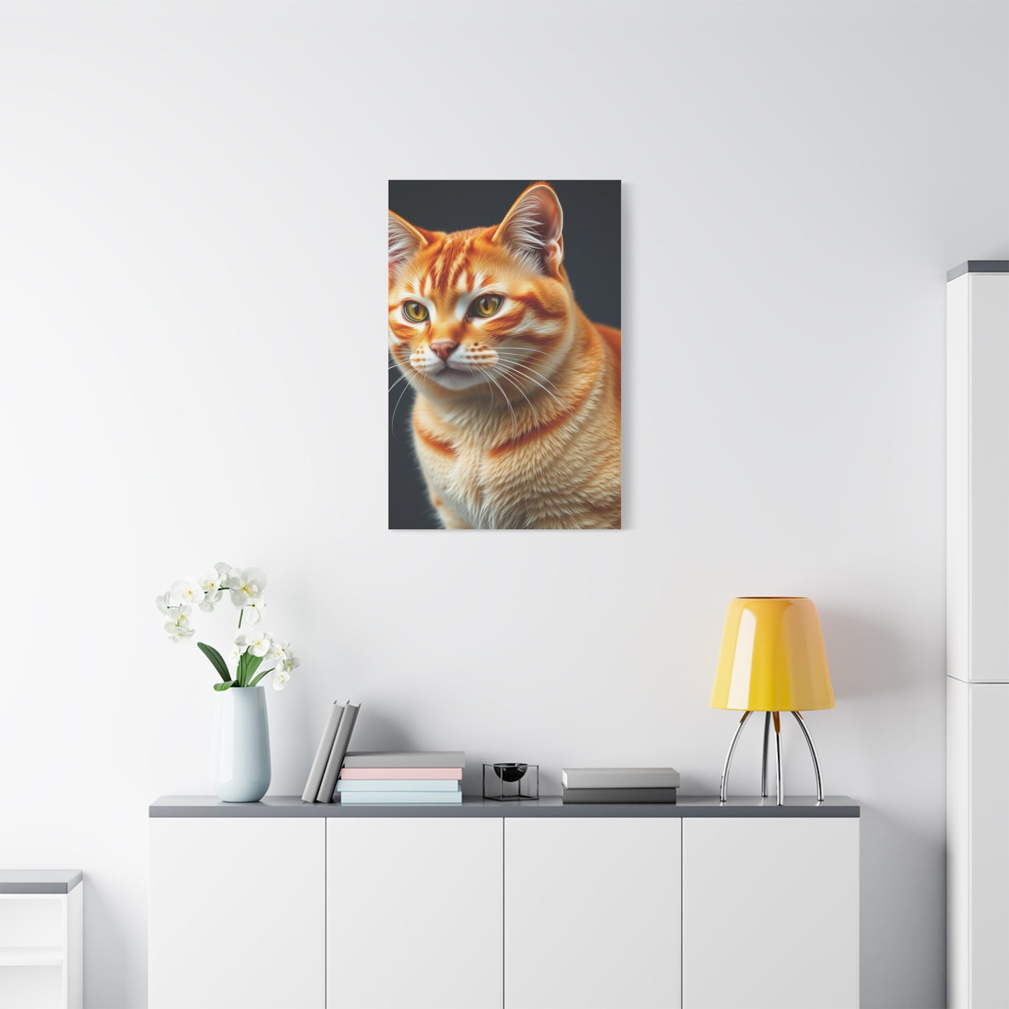 Orange Cat Art Supreme Gallery Wall Art & Canvas Print
