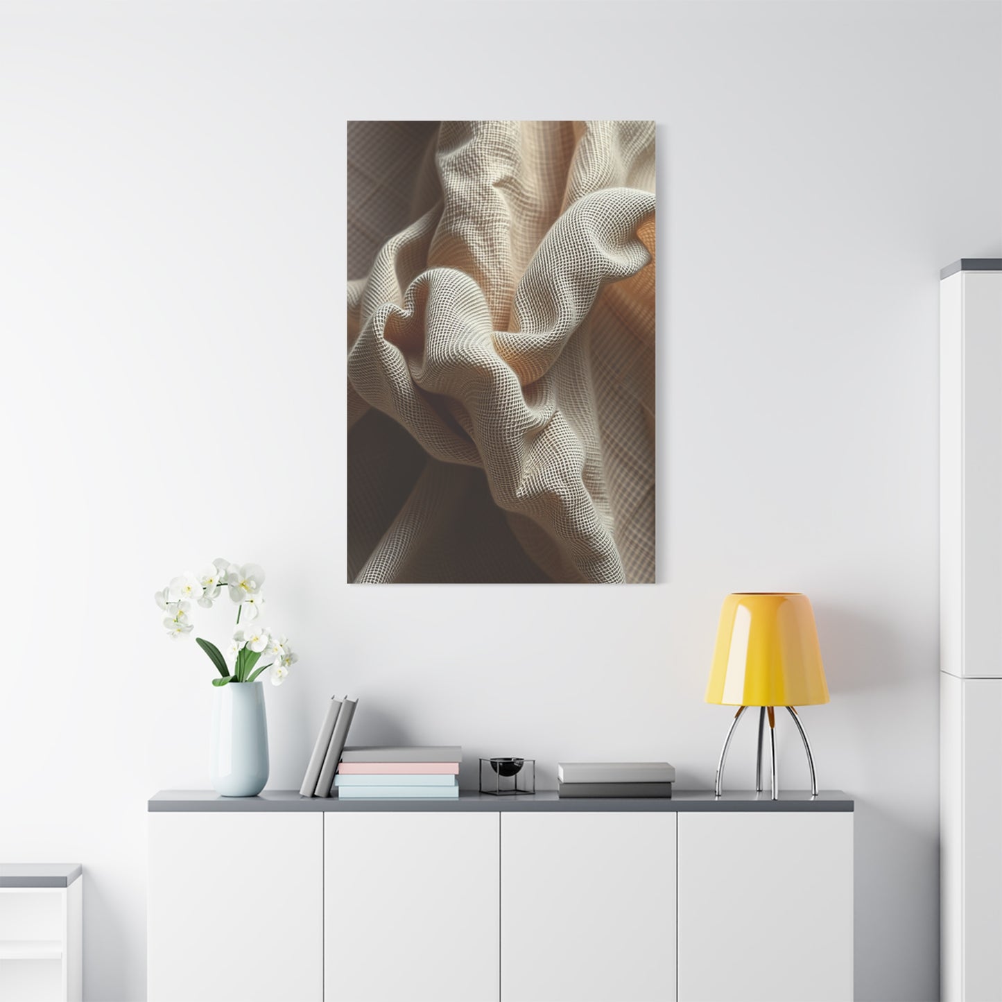 Supreme Taupe, Linen, and Gray Art Collection Wall Art & Canvas Print