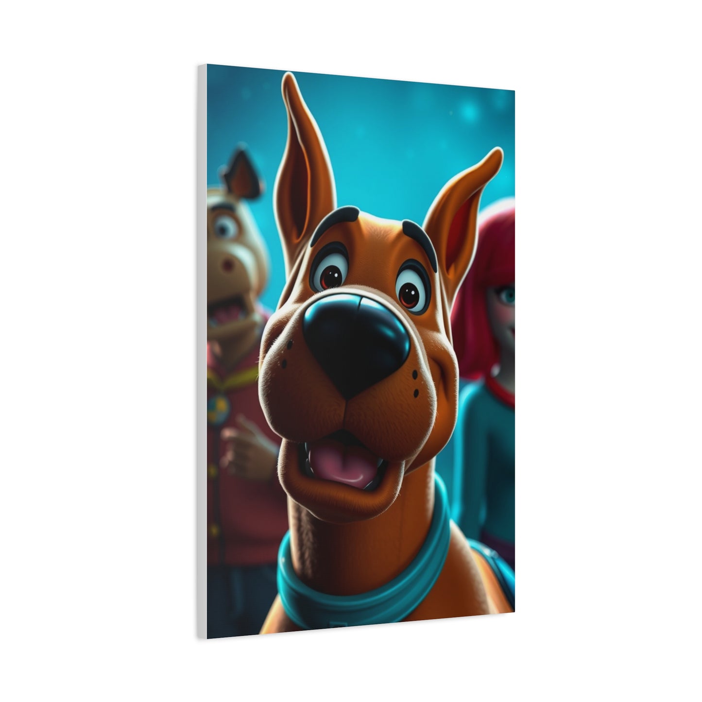 Scooby-Doo (TV Series) Characters Art Luxury Canvas Wall Art & Canvas Print