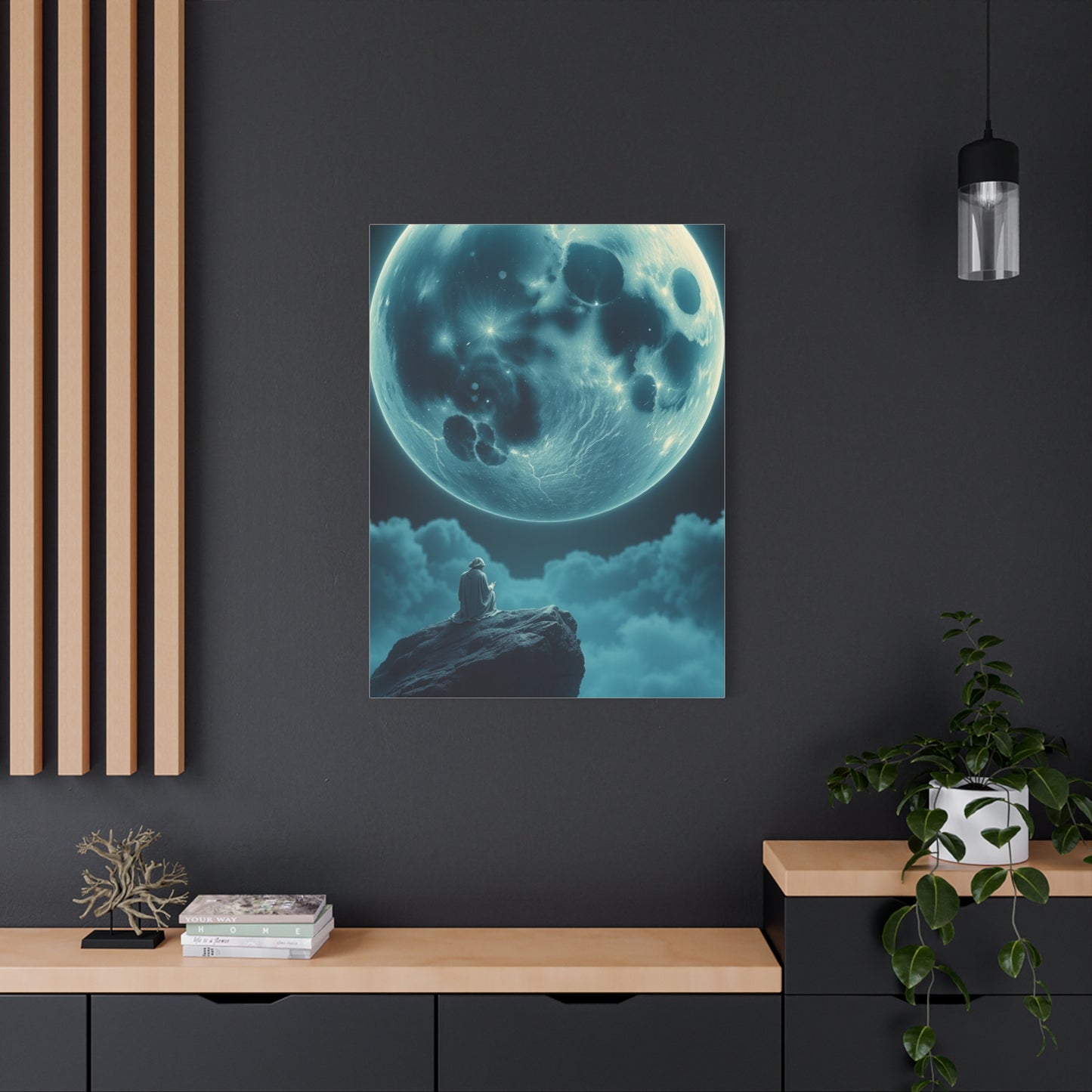 Moonlit Ambiance Artwork Wall Art & Canvas Print