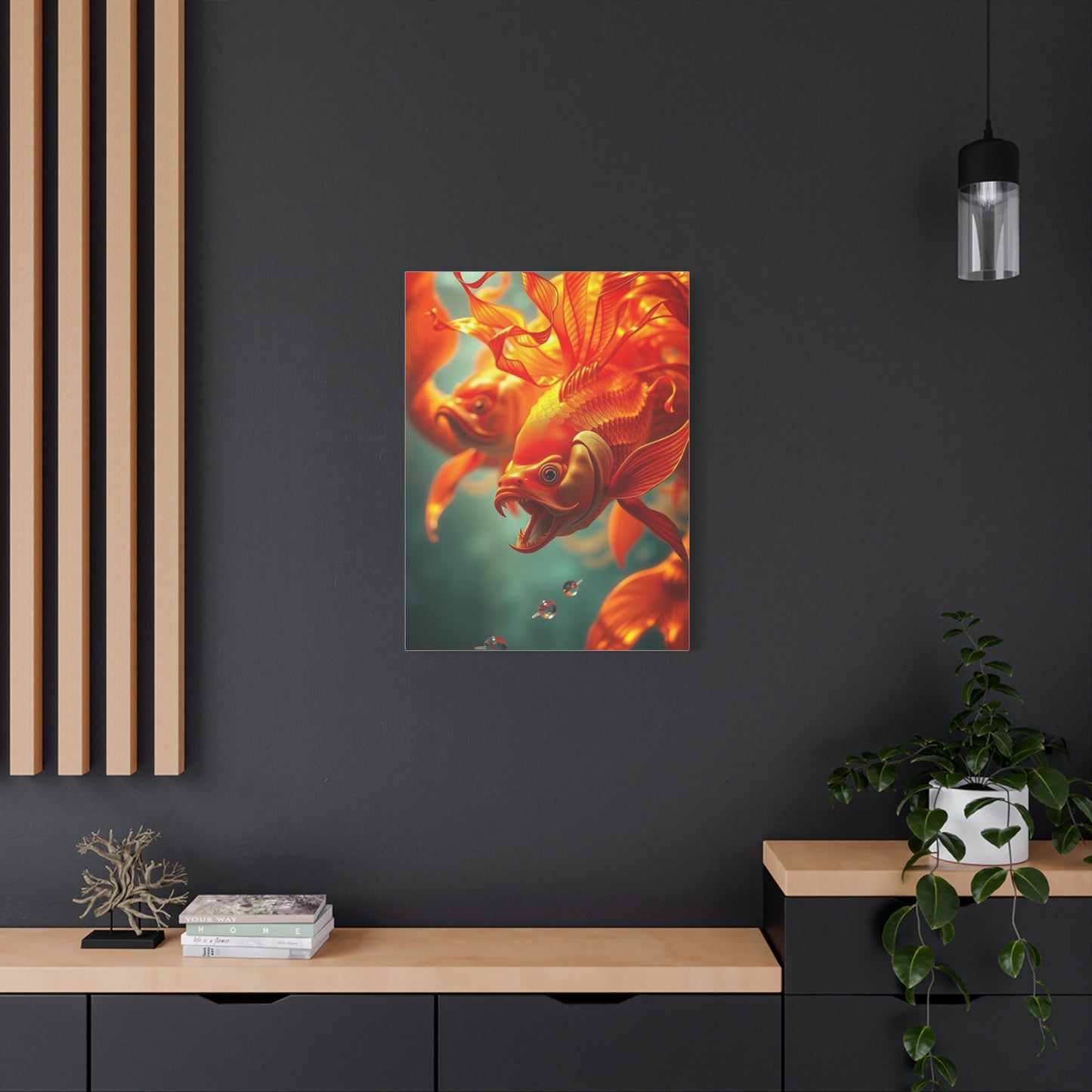 Ethereal Fins Elegance wall art & canvas print