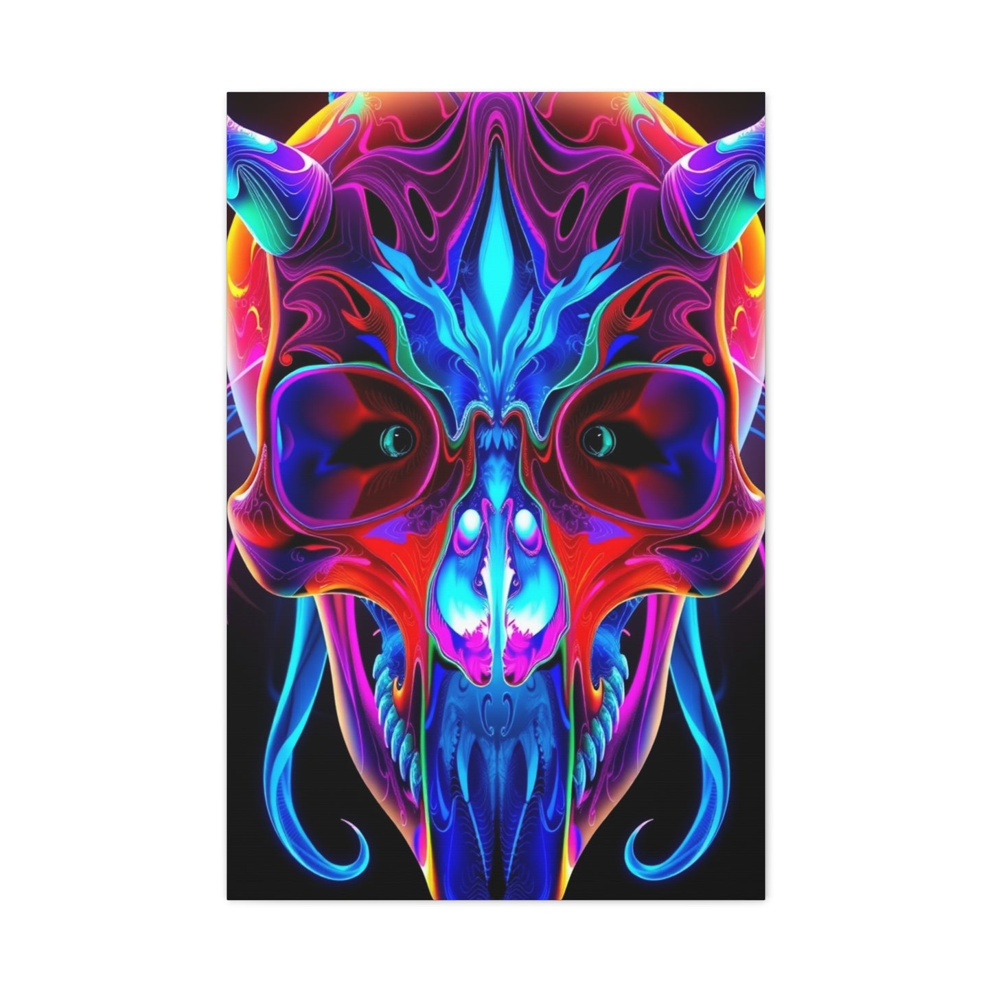 Collection 3D Trippy Skull Art By Ali Gulec Art Art Wall Art & Canvas Print