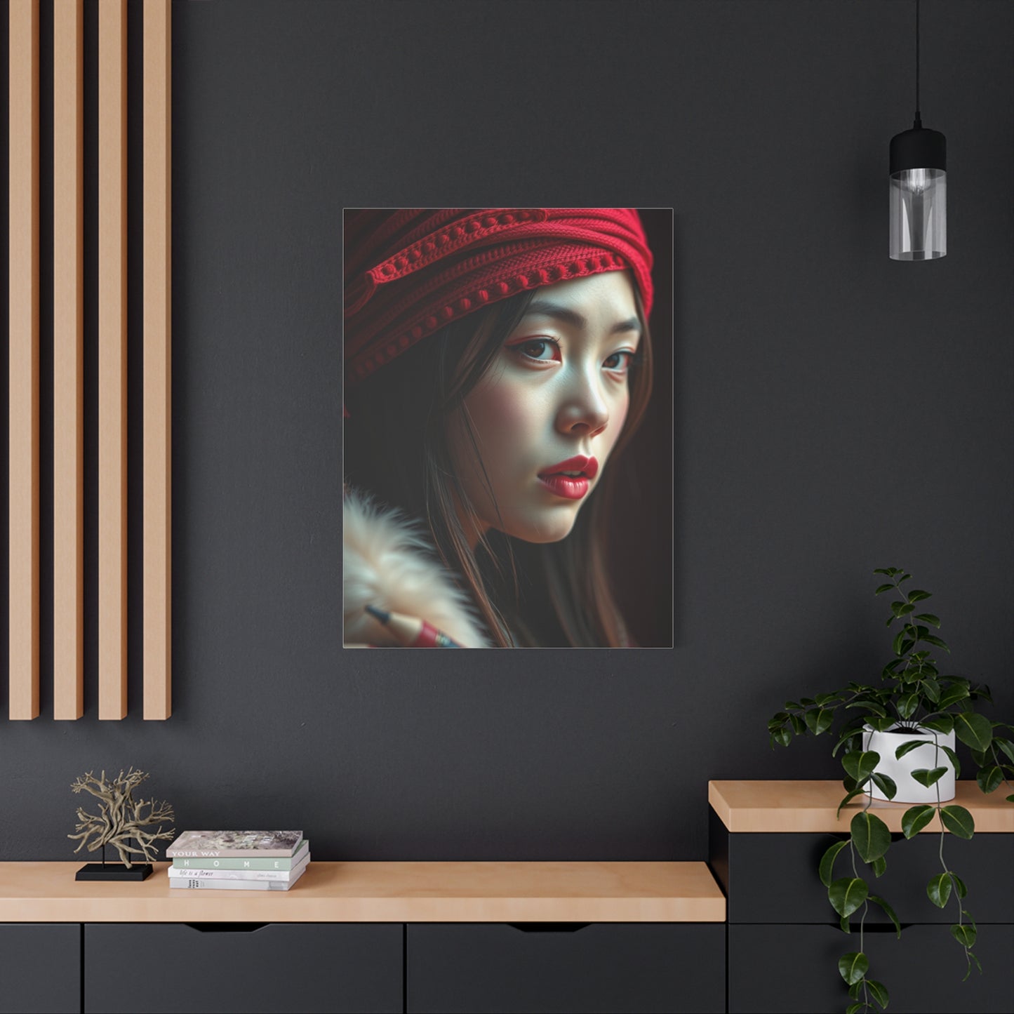 Vermilion Allure Artwork Wall Art & Canvas Print