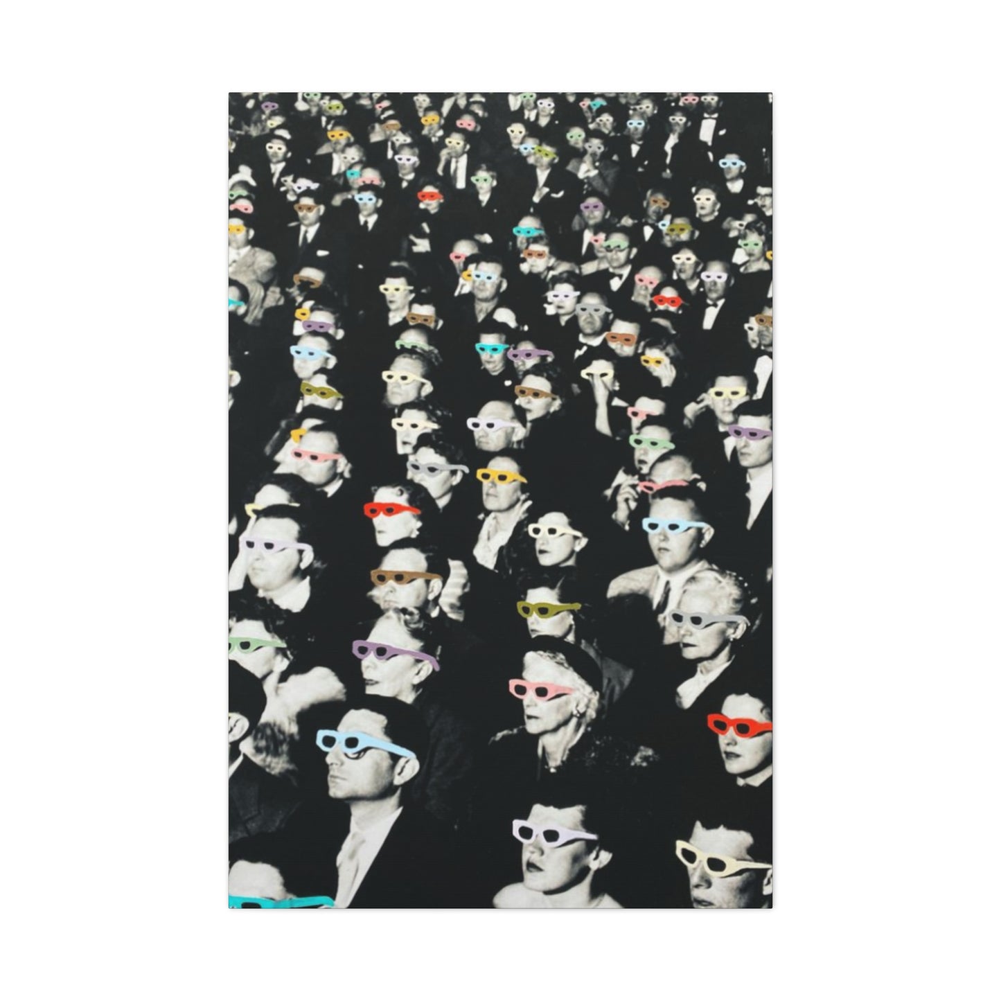 Man with Sunglasses Painting Mixed Media Wall Art & Canvas Prints