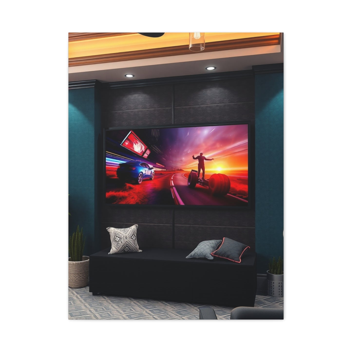 Home Theatre Decor Art Supreme Gallery Wall Art & Canvas Print