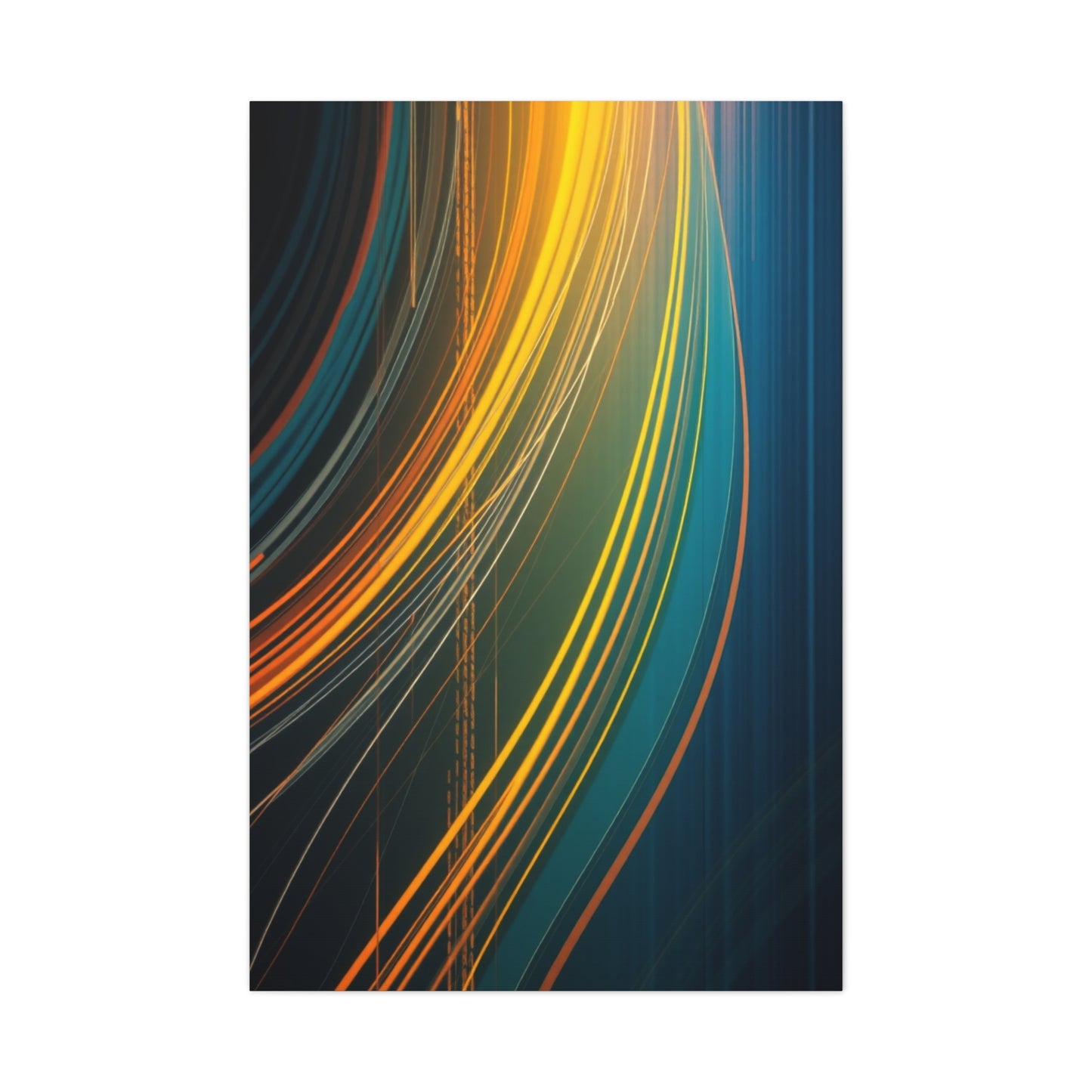 Vision Linear Abstract Art Art Wall Art & Canvas Print