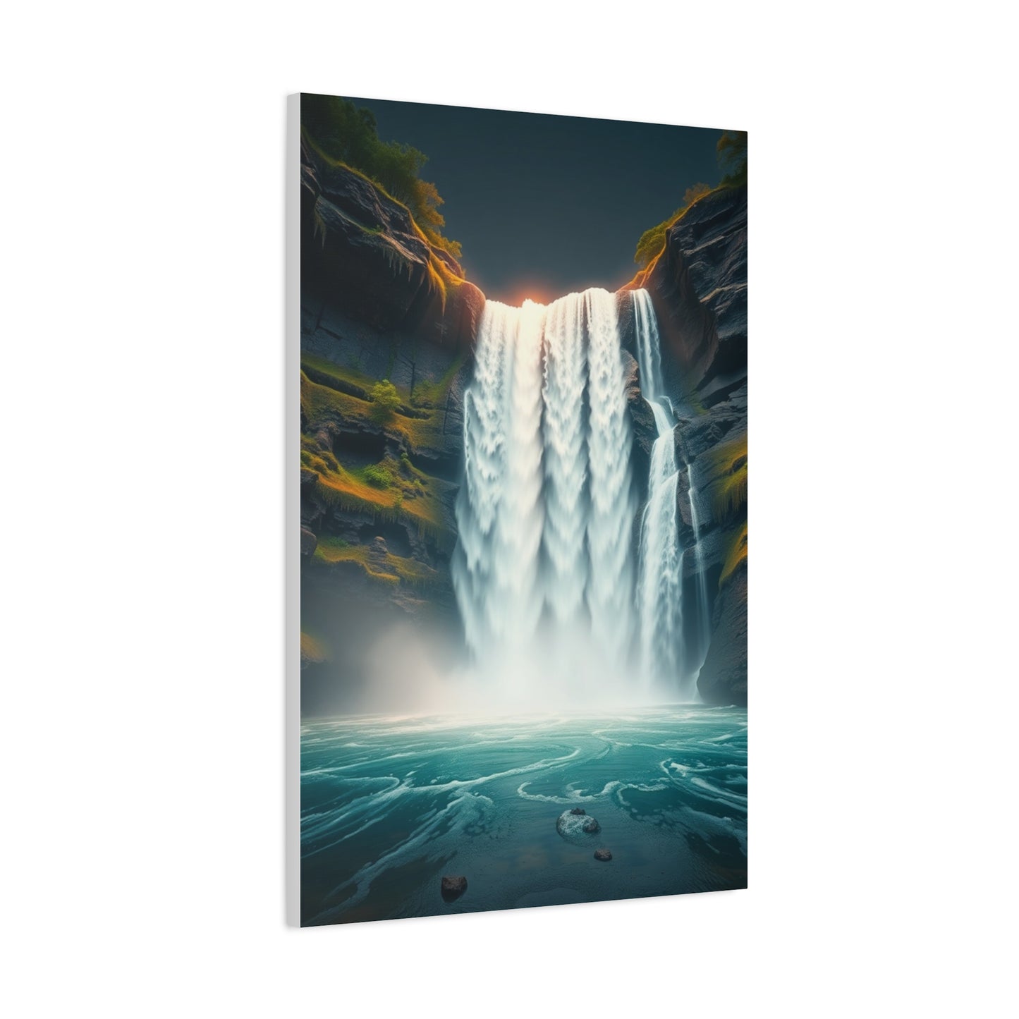 Luxe Cascade Deconstruction Wall Art & Canvas Print
