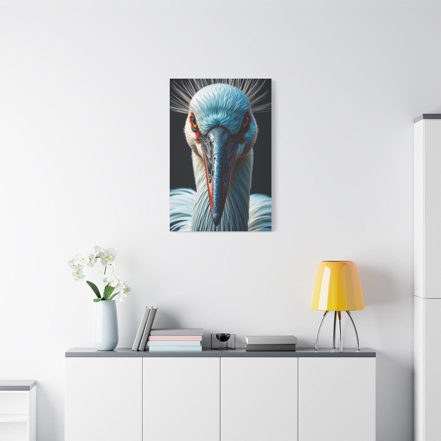 Vision Crane Bird Art Art Wall Art & Canvas Print