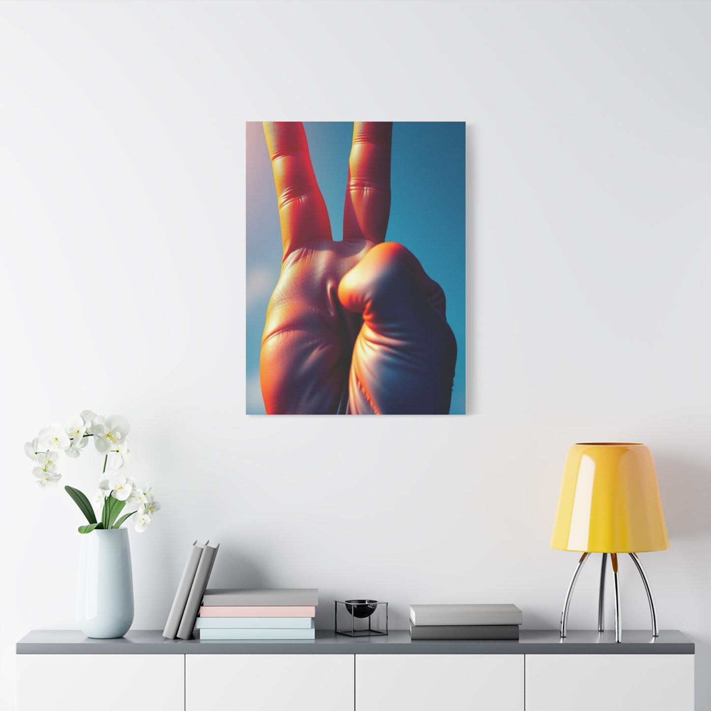 Masterpiece Peace Sign Art Vision Wall Art & Canvas Print