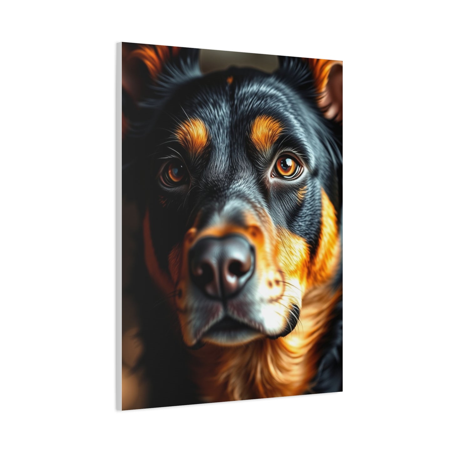 Black and Tan Art Refined Canvas Wall Art & Canvas Print
