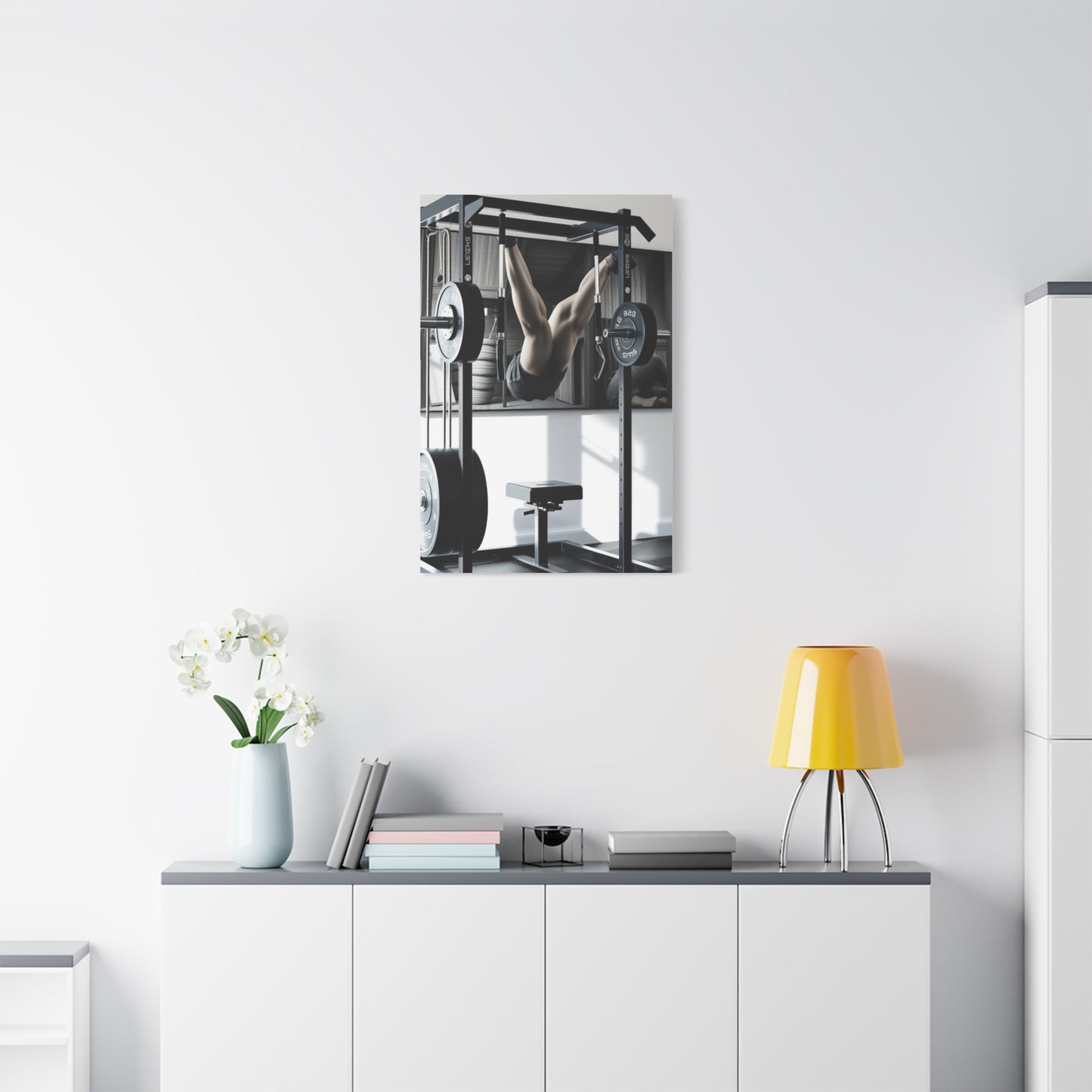 Sophisticated Workout Artistry Wall Art & Canvas Print