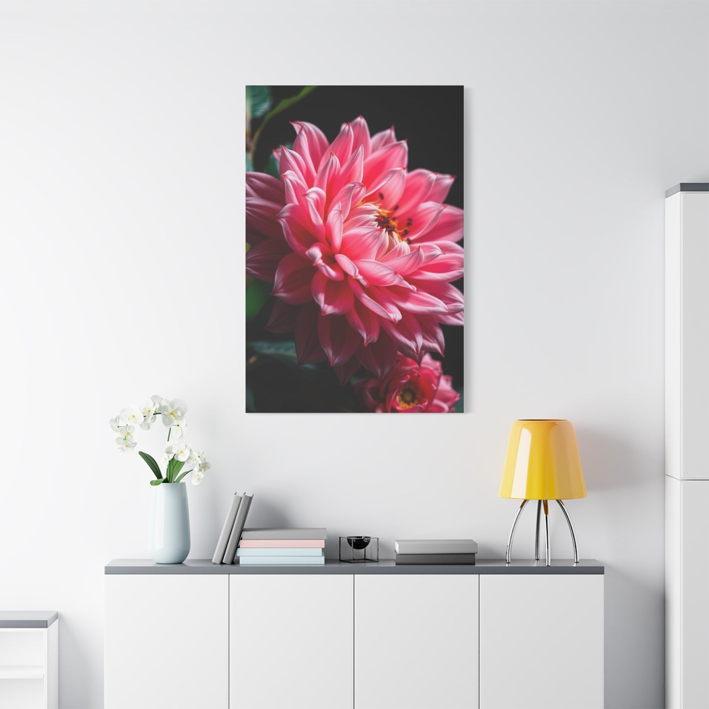 Petal Harmony Portrait Wall Art & Canvas Print
