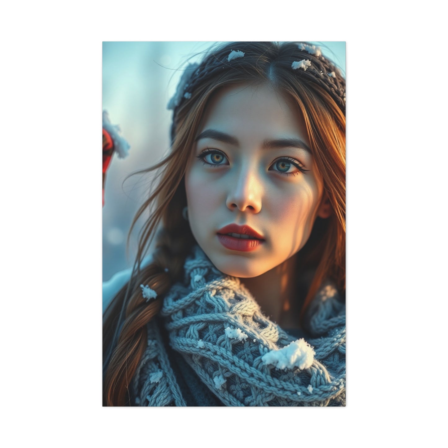 Silent Snowfall Elegance Wall Art & Canvas Print