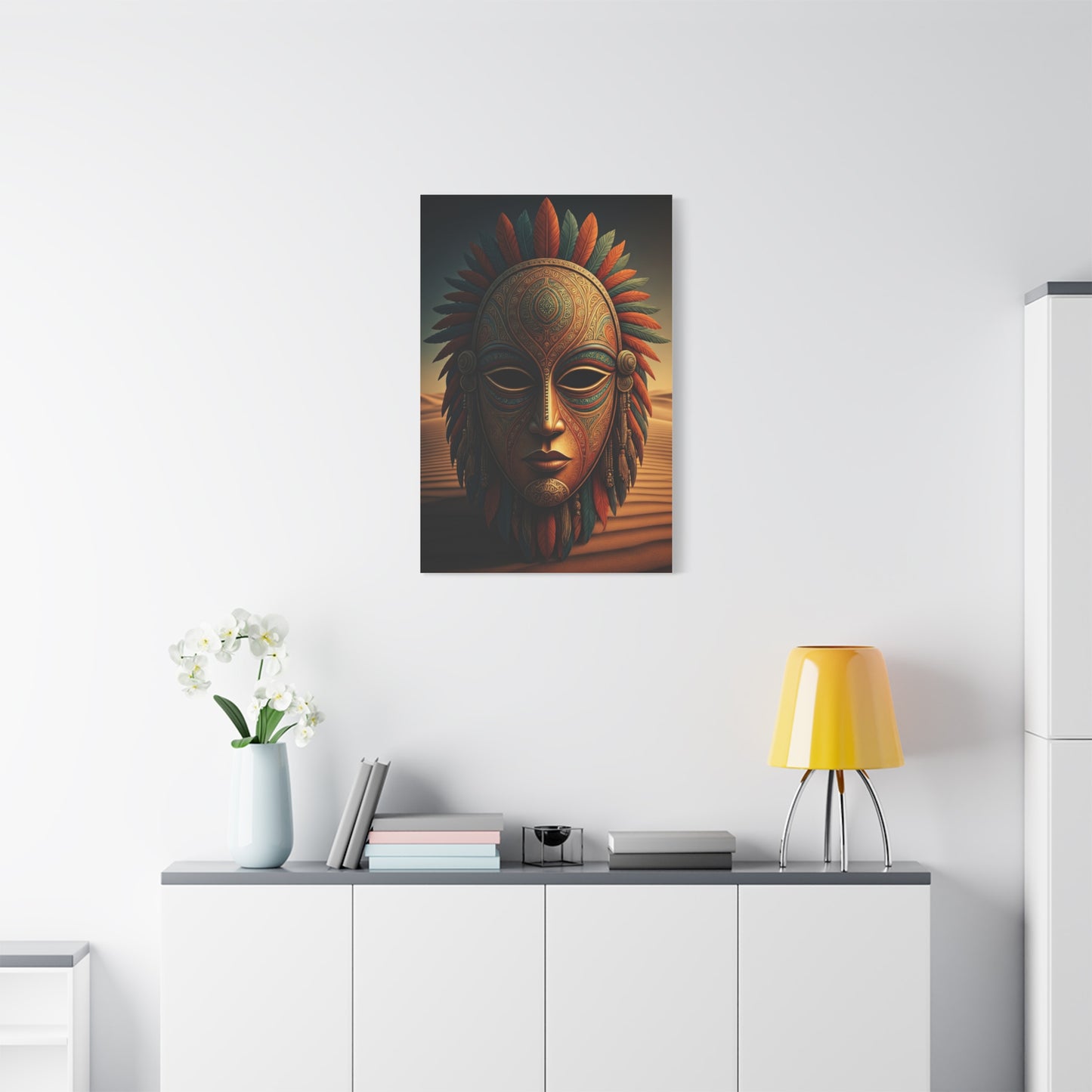 Sacred Tribal Mask Wall Art & Canvas Prints