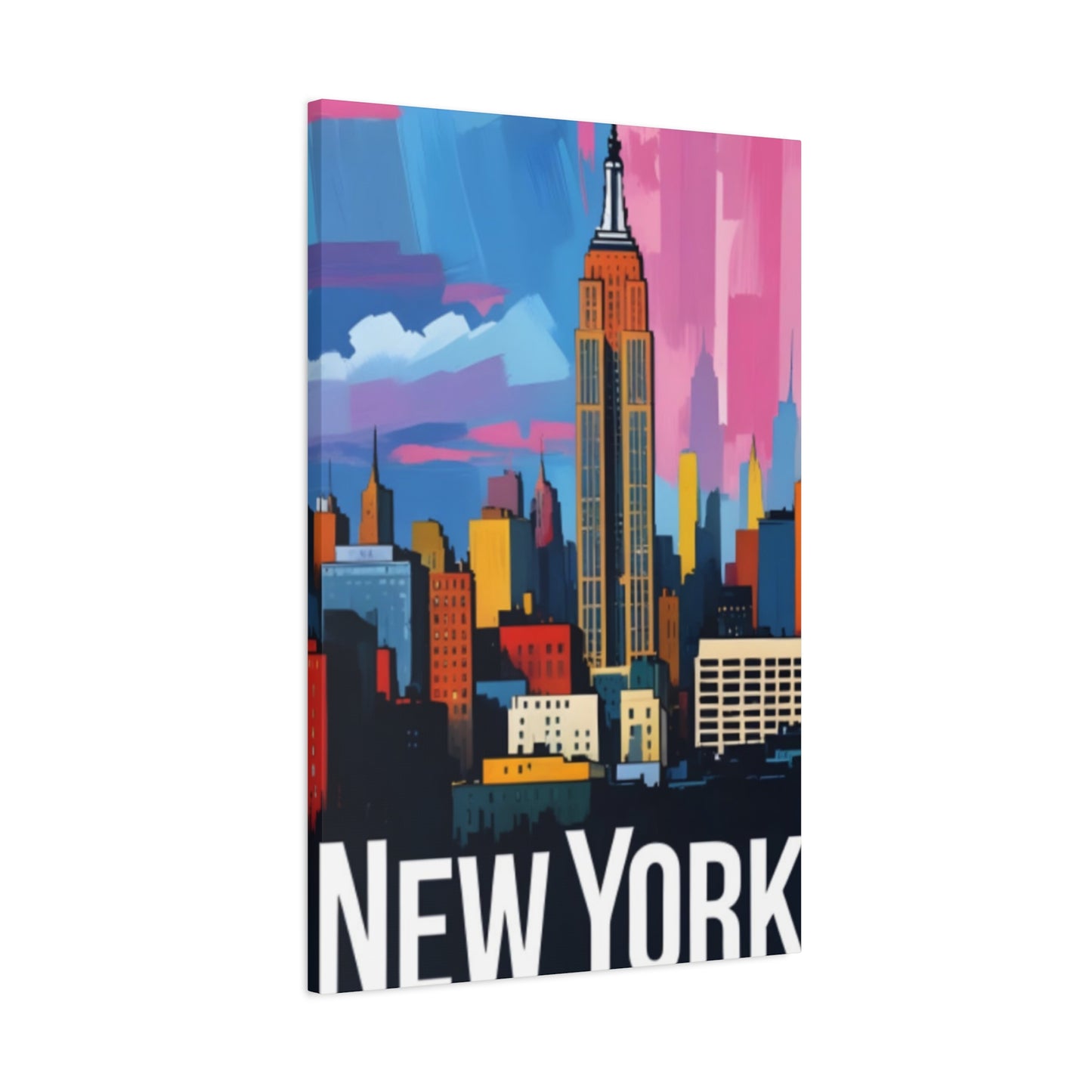 Colorful NYC Skyline Wall Art & Canvas Prints