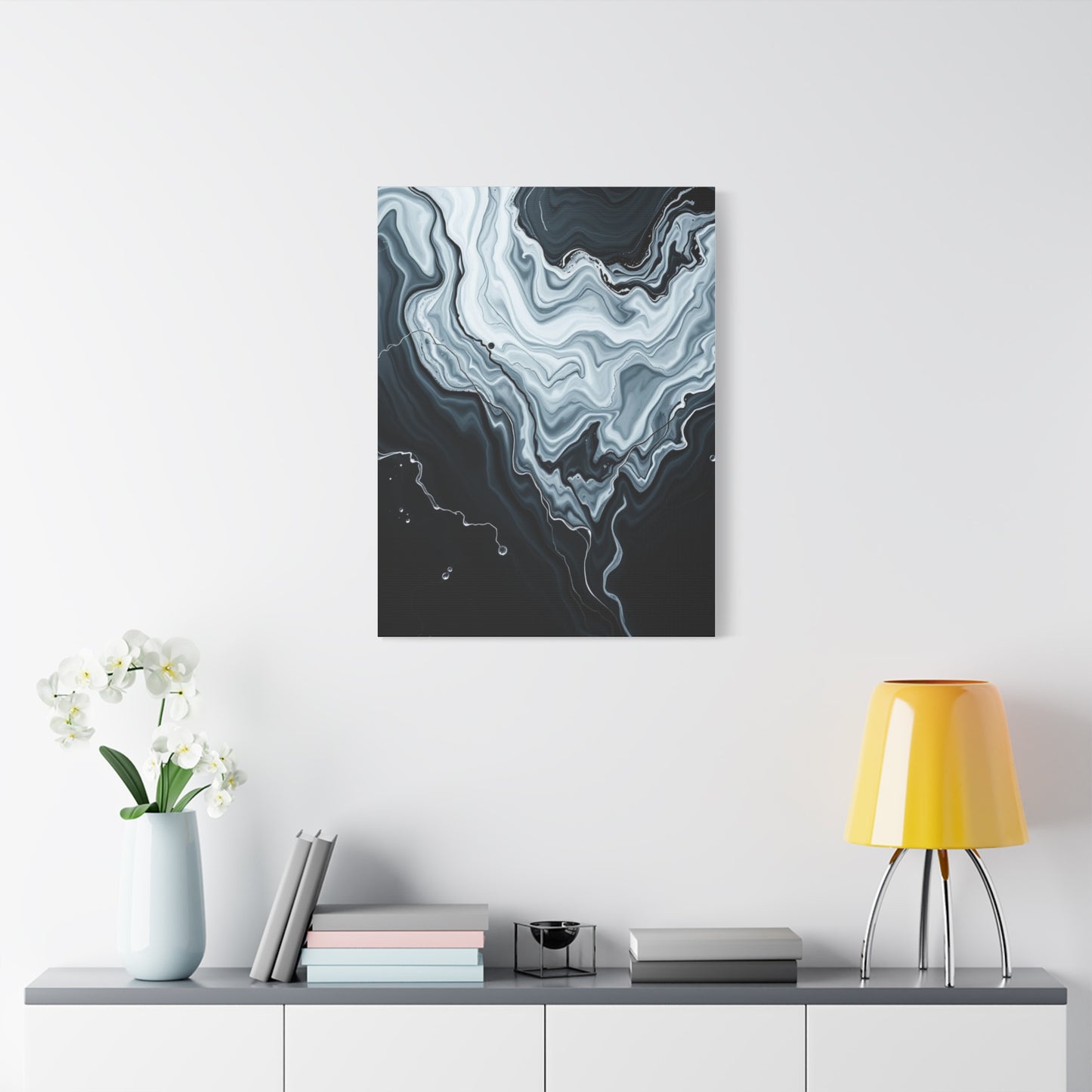 Black and White Abstract Art Supreme Gallery Wall Art & Canvas Print