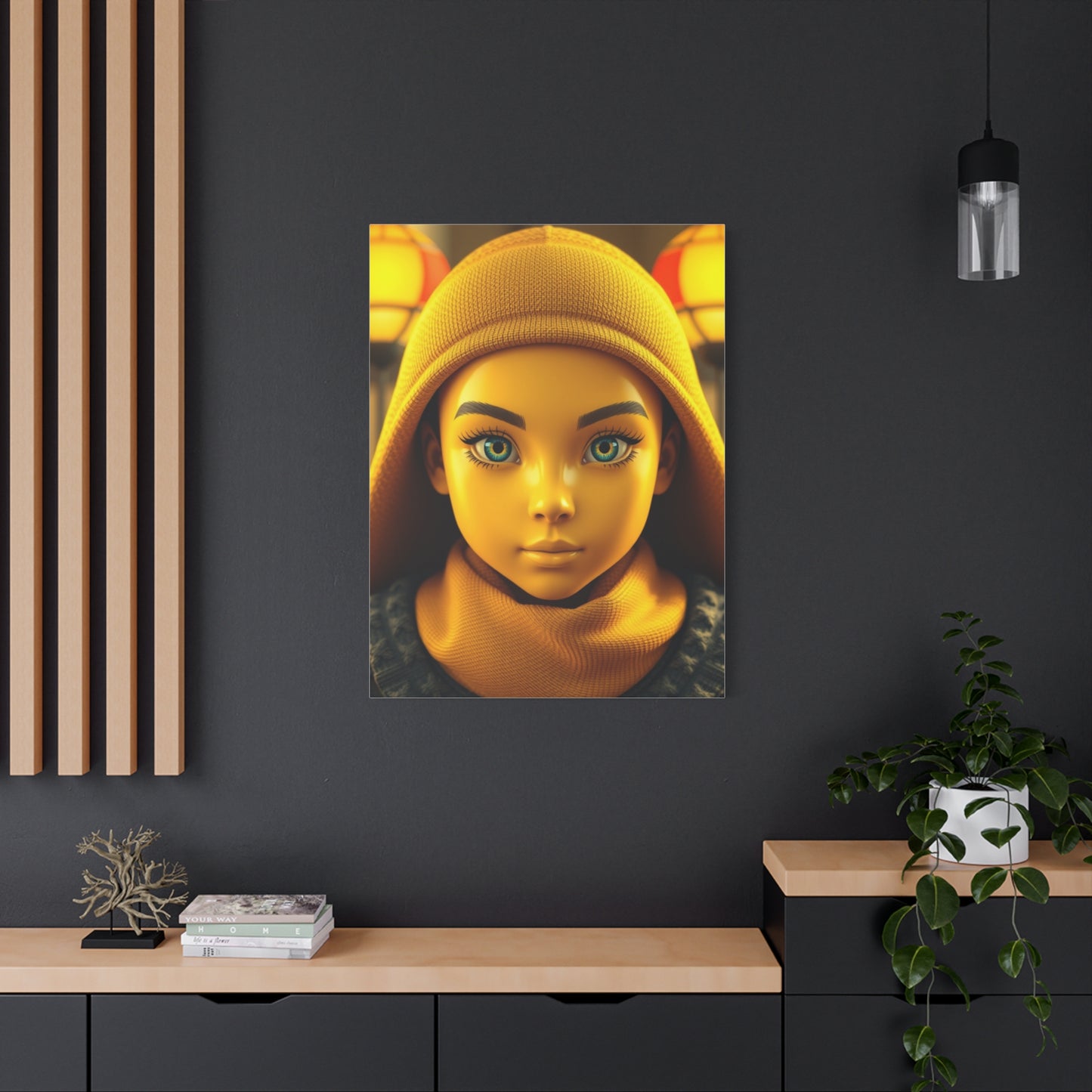Radiant Ochre Tableau Wall Art & Canvas Print