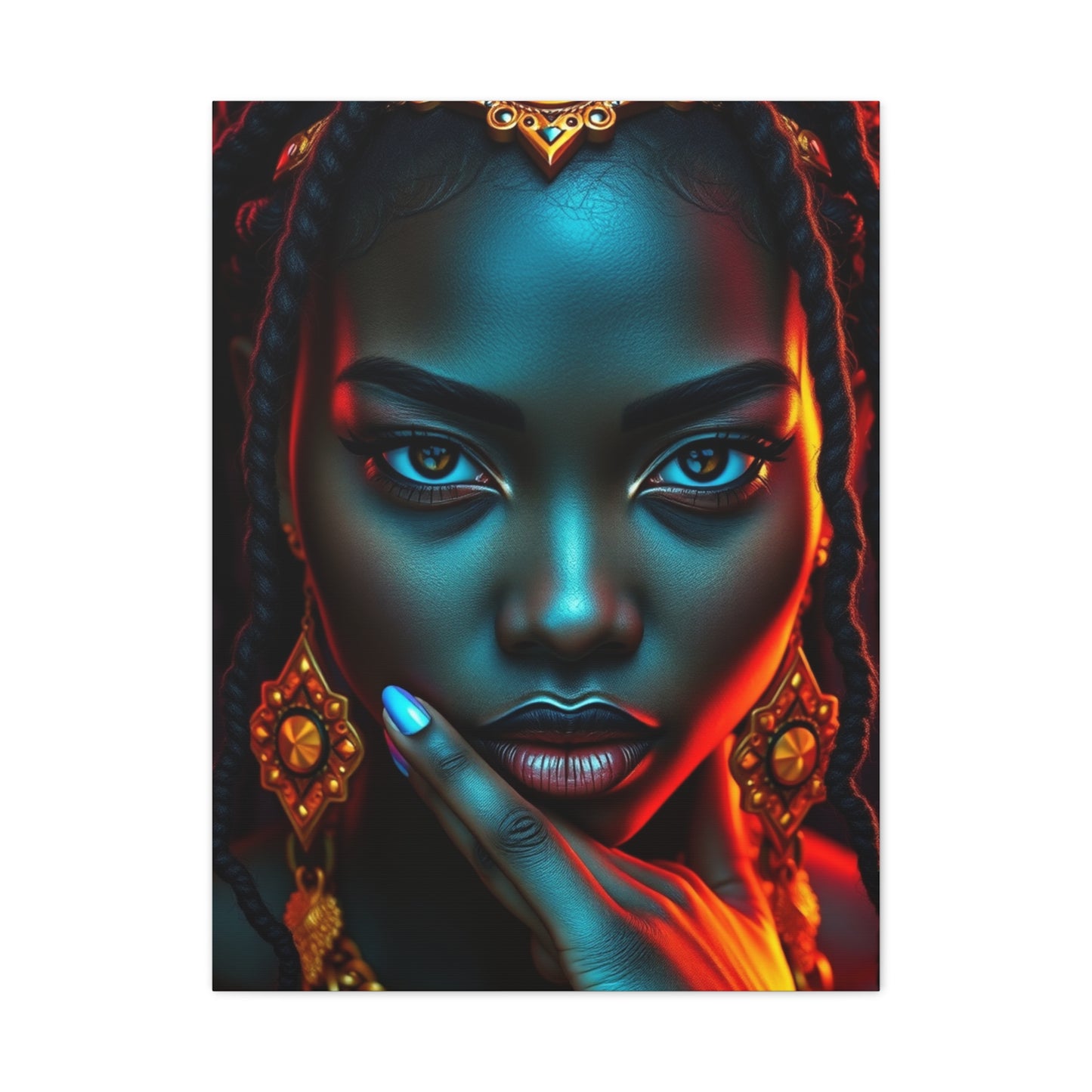 BlackGirlMagic Art Luxury Canvas Wall Art & Canvas Print