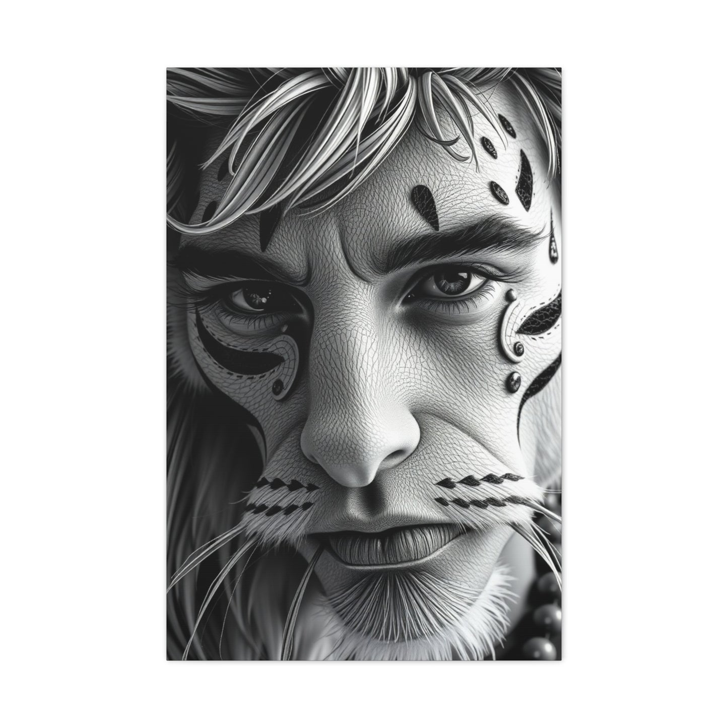 Masterpiece Black and White Illustrations Art Vision Wall Art & Canvas Print