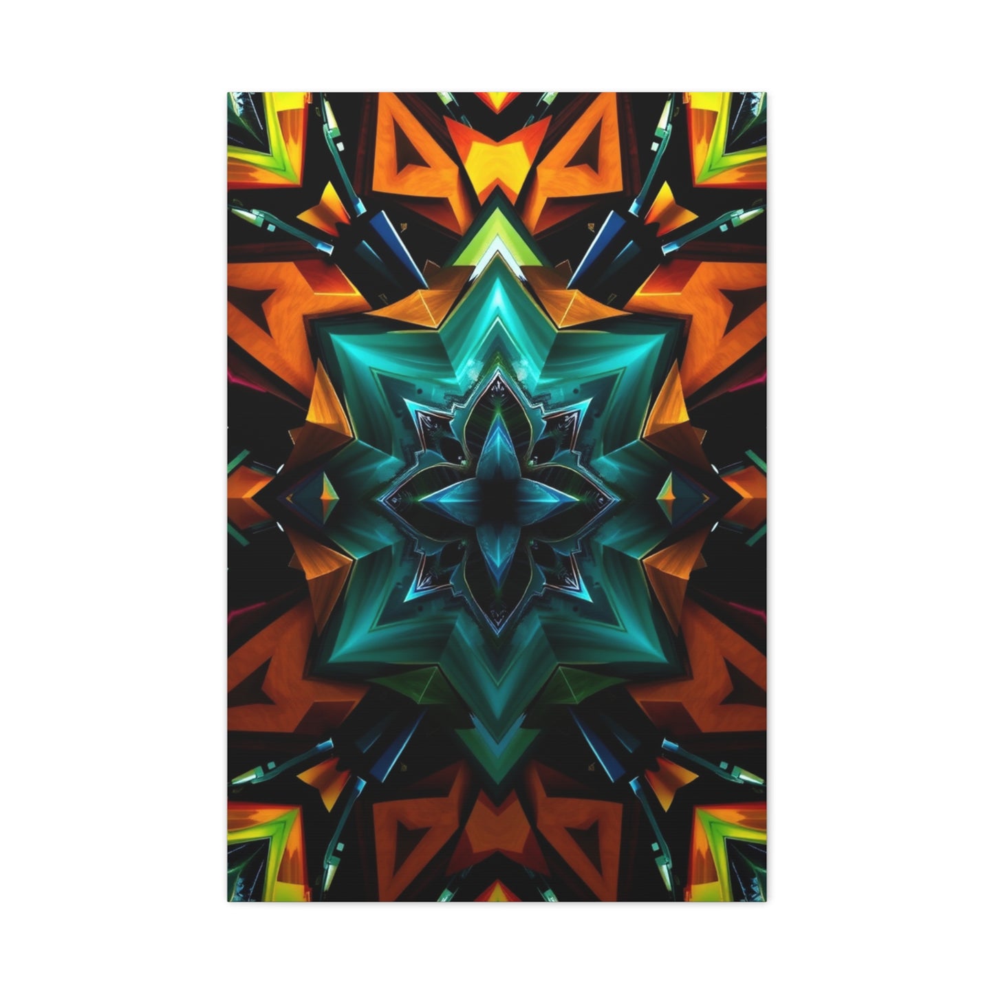 Abstract Geometric Splendor Wall Art & Canvas Print